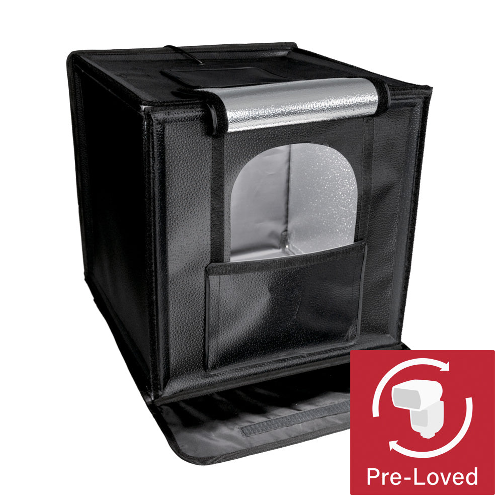 70cm Foldable Cube LED Light Tent for Product Photography - Portable Photo Studio Box for Ecommerce, Jewelry, Small Items - Perfect for Amazon, eBay, Shopify Listings