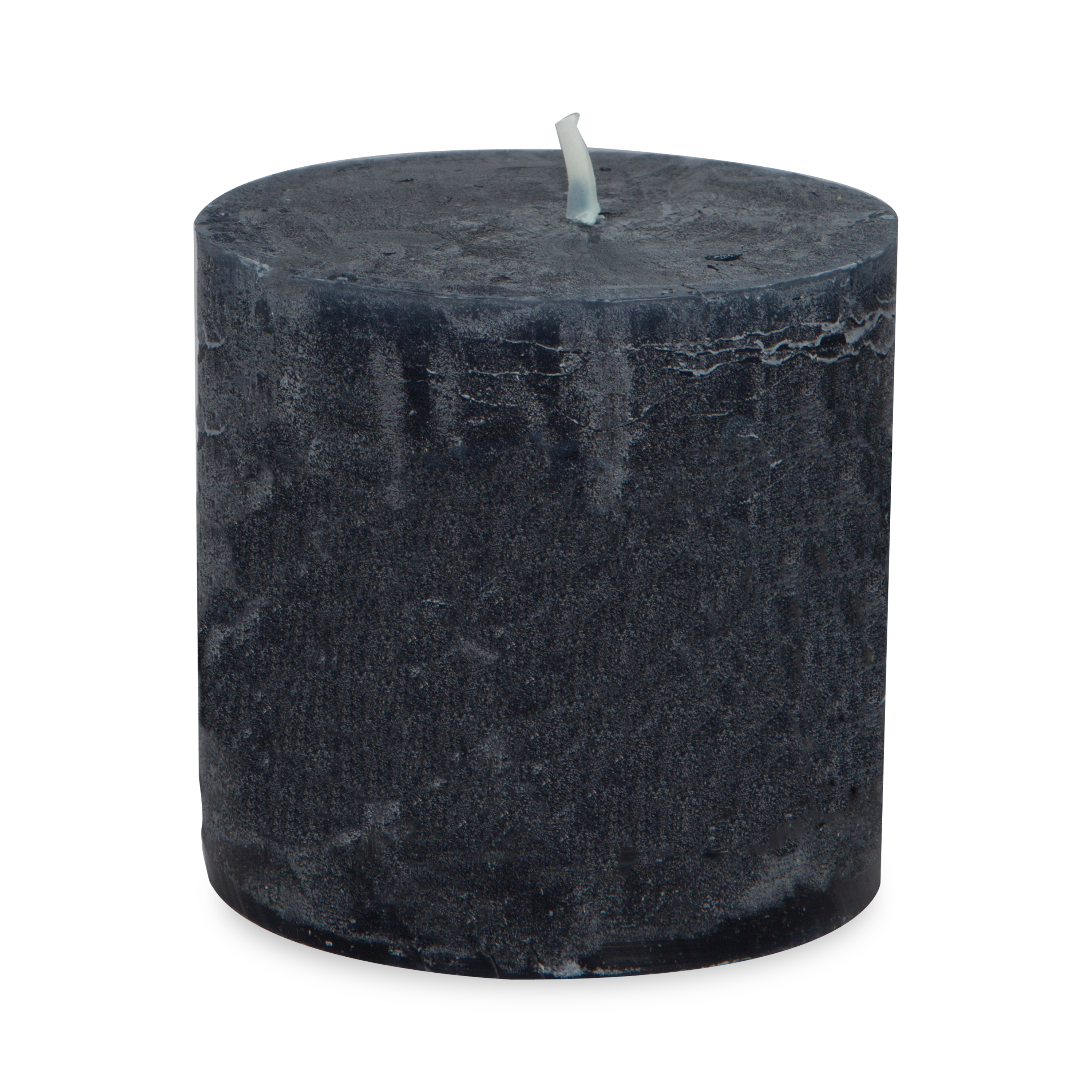Black Pillar Candle - 3 Pack | Premium Scented Decorative Candles for Home, Wedding, and Romantic Dinner Ambiance