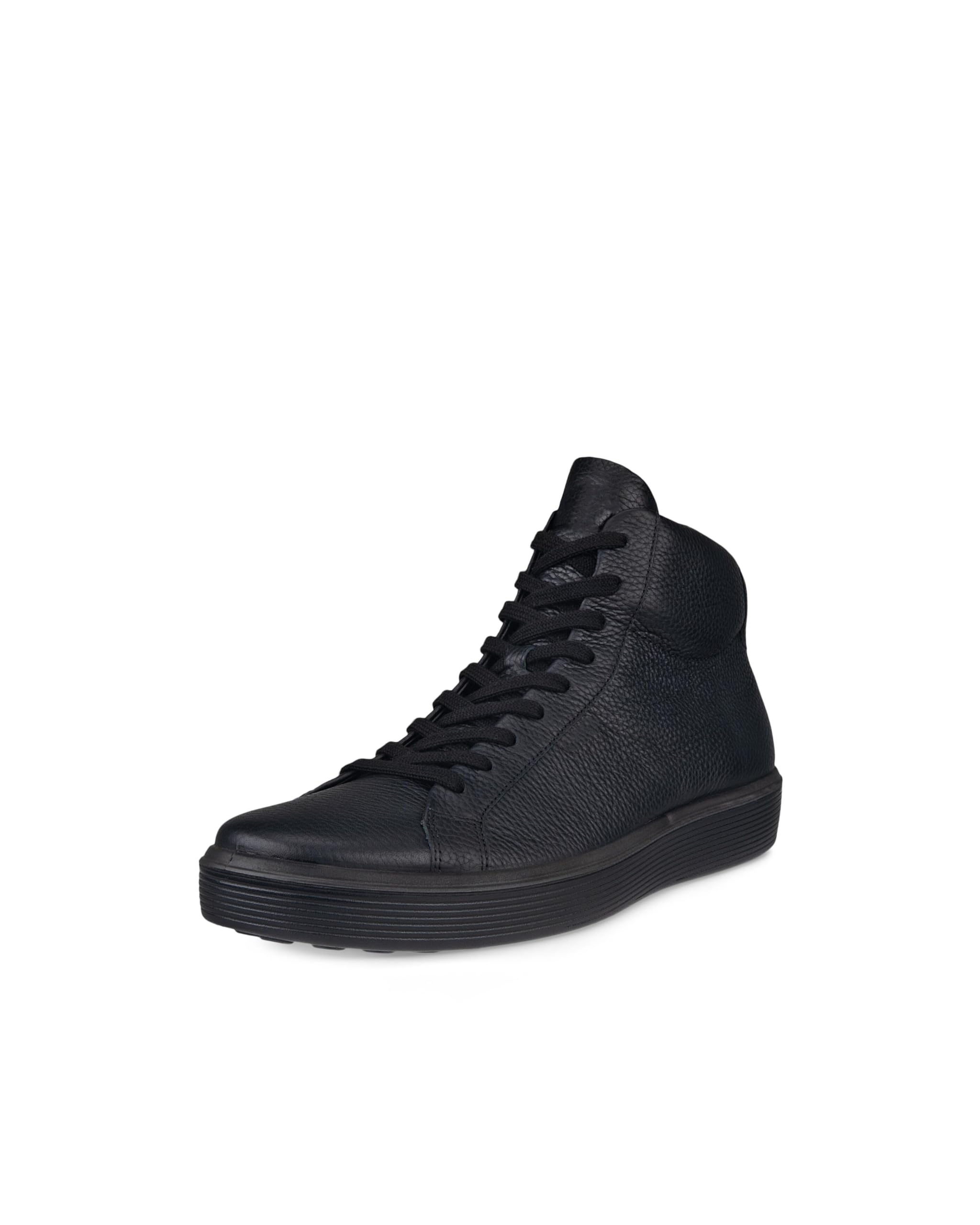 ECCO Men's Soft 60 Hi Top Sneakers - Comfortable Leather High Top Shoes for Walking & Casual Wear | Durable Slip-Resistant Design for Work & Everyday Use