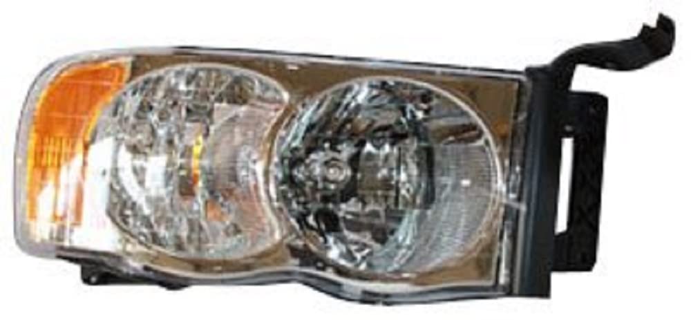 TYC Right Headlight Assembly Compatible with 2002-2004 Dodge Ram 1500 2500 3500 - Replacement for Night Driving & Off-Road Use