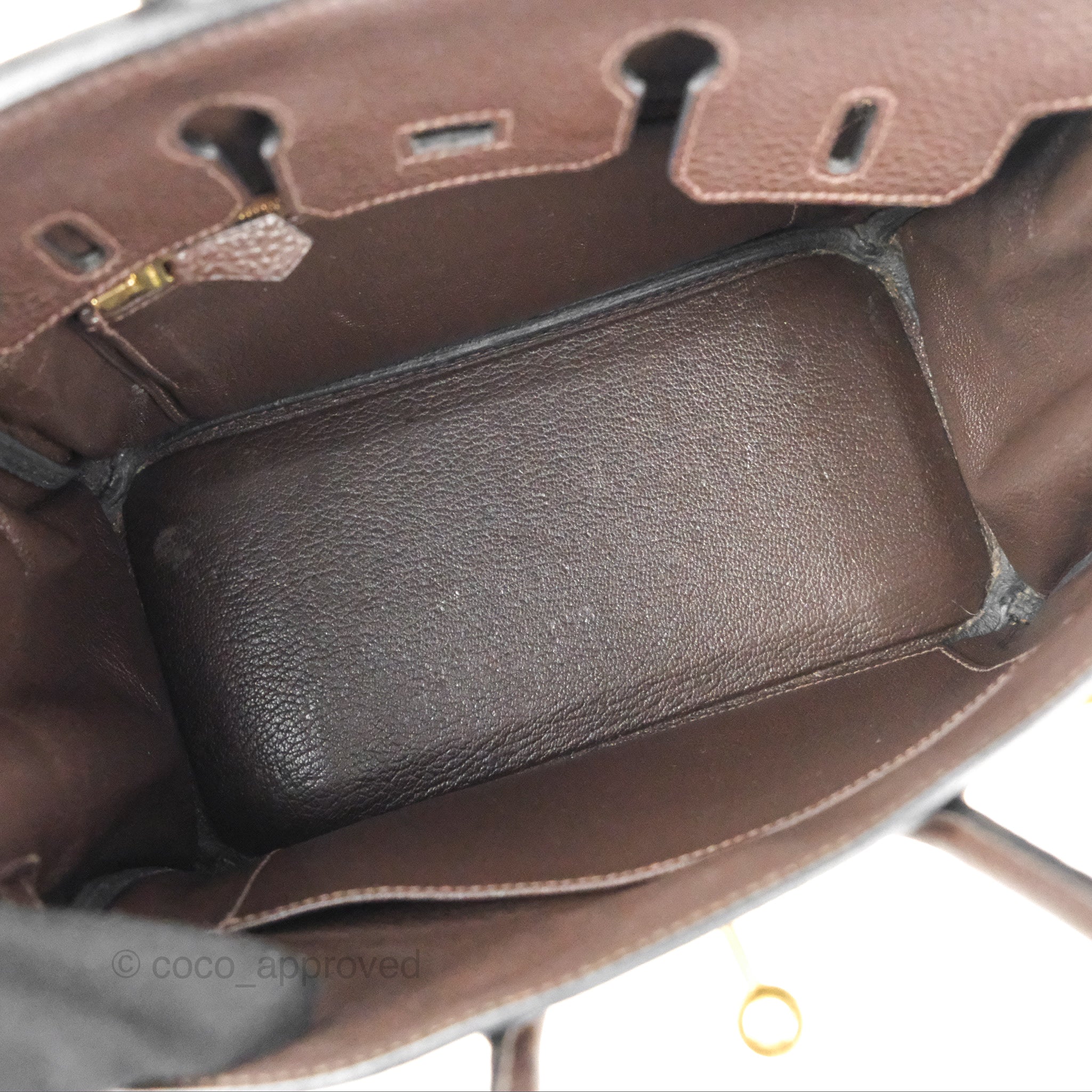 Authentic Hermes Birkin 25 Handbag in Chocolate Brown with Gold Hardware - Luxury Leather Tote Bag for Women, Perfect for Work, Travel & Special Occasions