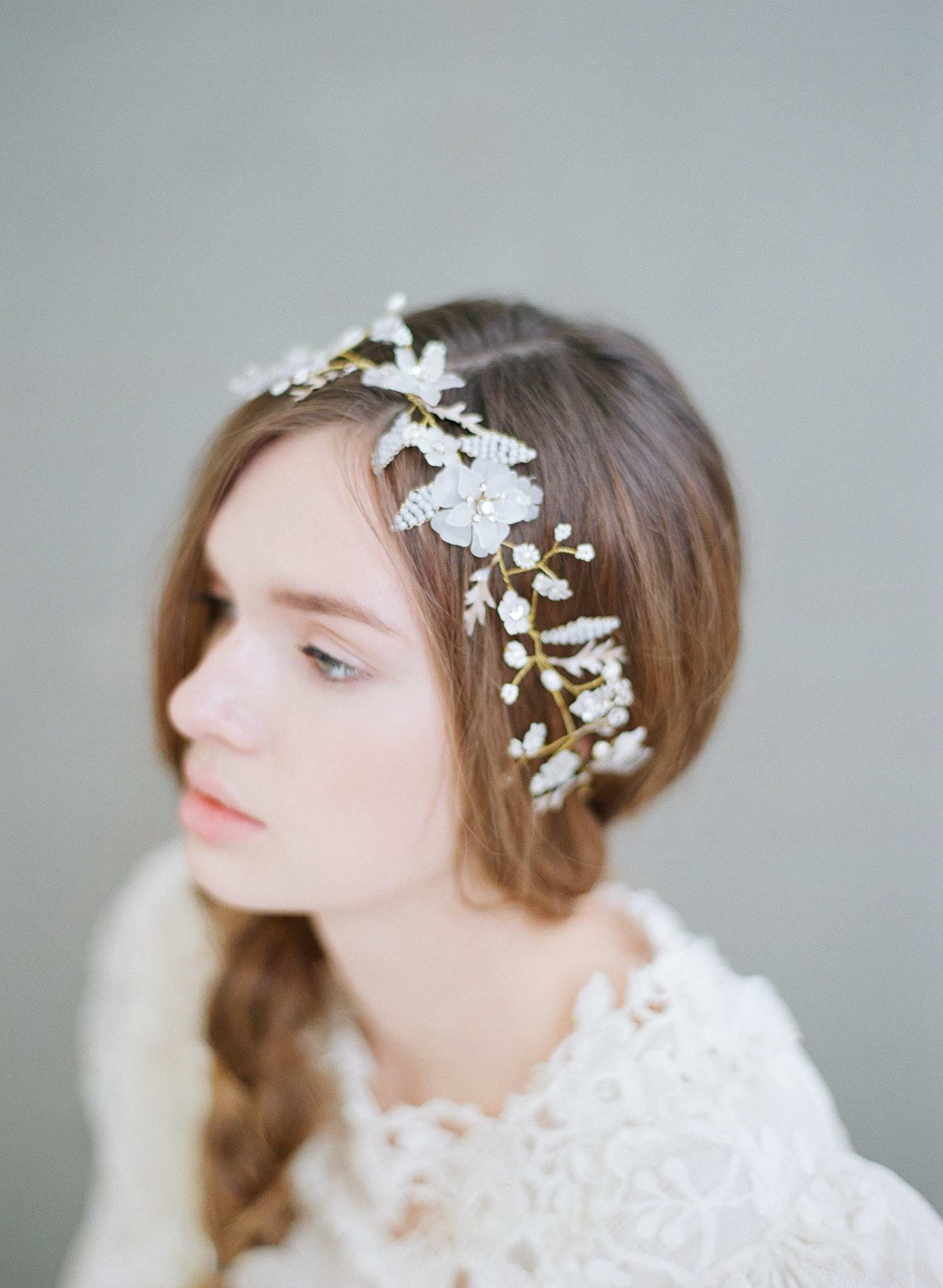Floral Mist Hair Vine - Style #719 | Elegant Boho Hair Accessory for Weddings, Parties & Special Occasions