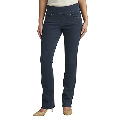 Jag Jeans Women's Petite Paley Mid Rise Bootcut Stretch Pull-on Jeans - Comfortable & Flattering for Work, Casual Outings & Date Nights