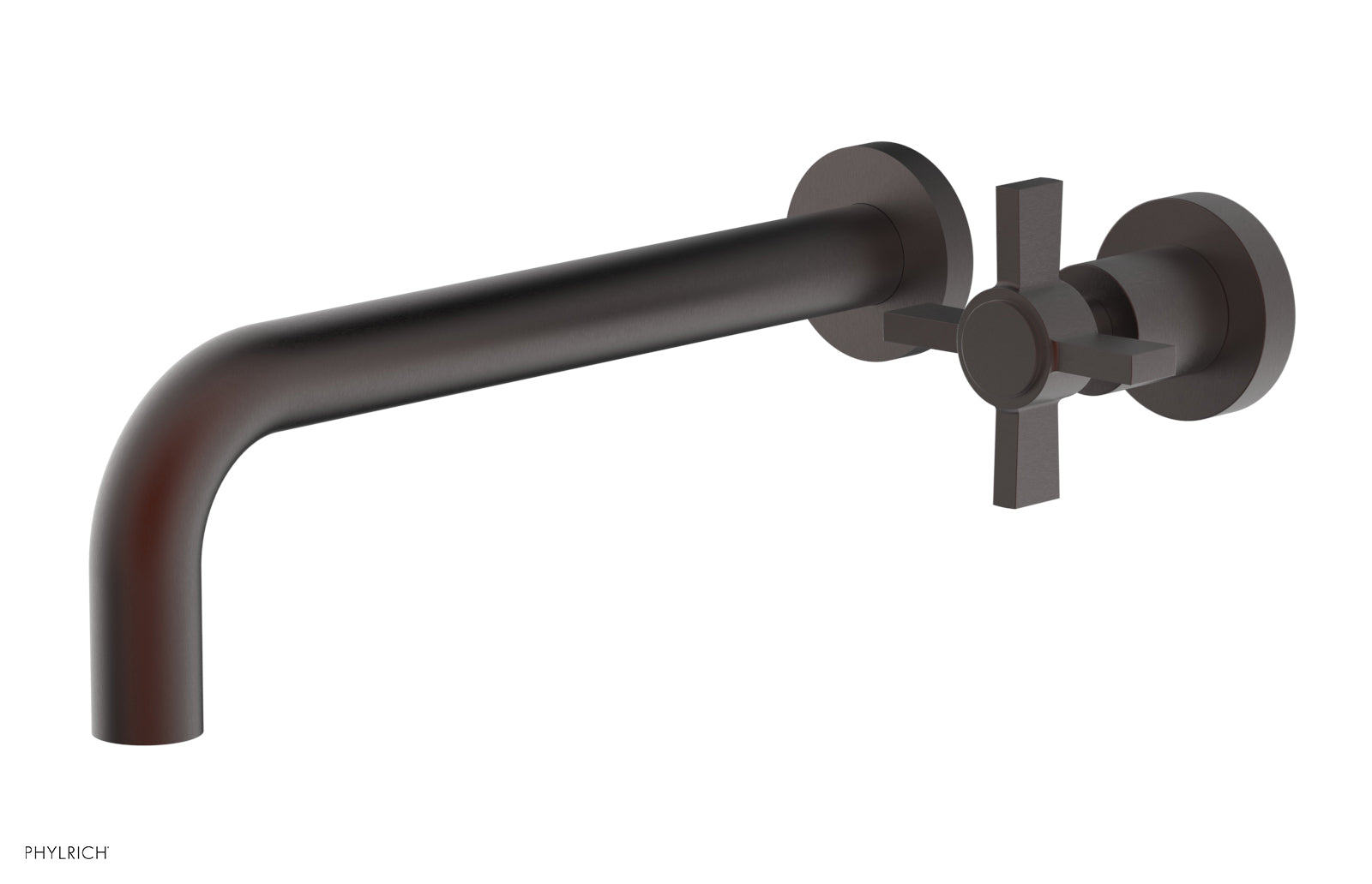 Basic 10 Single Handle Wall Lavatory Faucet Set with Cross Handle D132 16 - Perfect for Bathroom Sink, Powder Room, and Guest Bath Installation