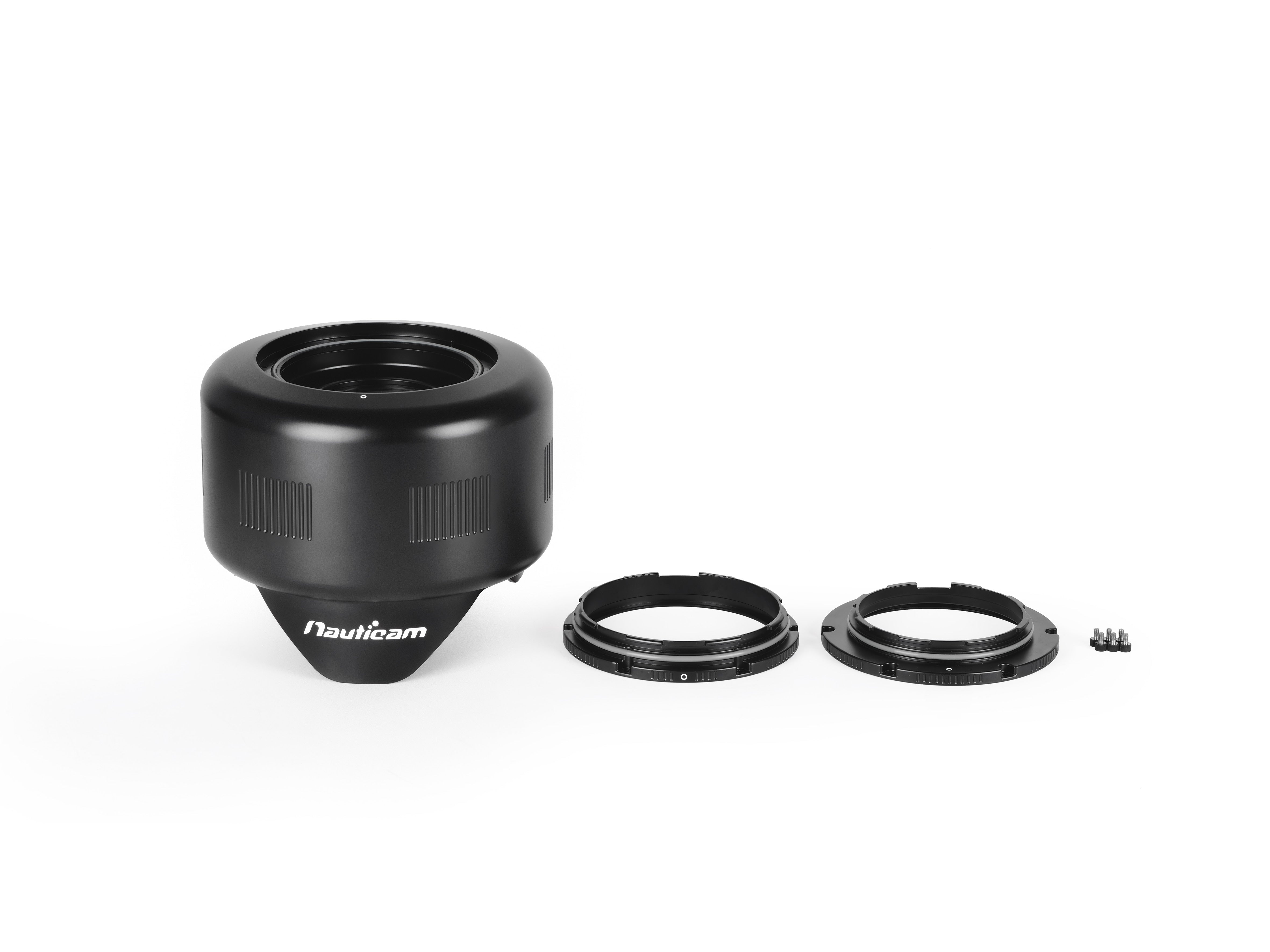 WACP 1B N120/N100 0.36x Wide Angle Conversion Lens with Float Collar & Interchangeable Mount - Underwater Photography & Scuba Diving Accessory