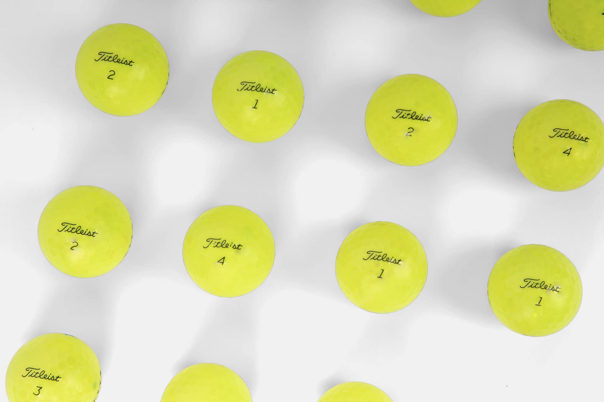 Premium Recycled Golf Balls 12-48 Pack (Includes Titleist Pro V1x & AVX Mix) - Yellow Used Golf Balls in Good Condition with Mesh Carrying Bag - Perfect for Practice, Driving Range & Casual Play