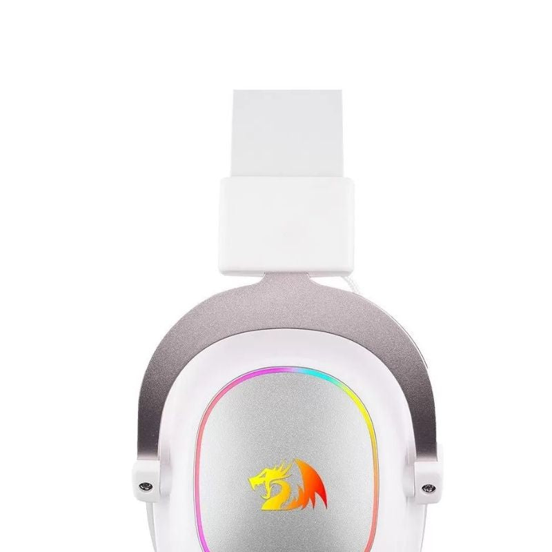Redragon Zeus X H510 RGB Gaming Headset - 7.1 Surround Sound, White - Perfect for PC Gaming, Streaming & Esports