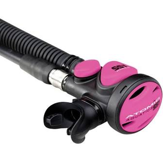 Atomic Aquatics SS1 Safe Second Inflator - Scuba Diving Regulator with Octopus for Emergency Air Supply | Perfect for Recreational & Technical Diving Gear