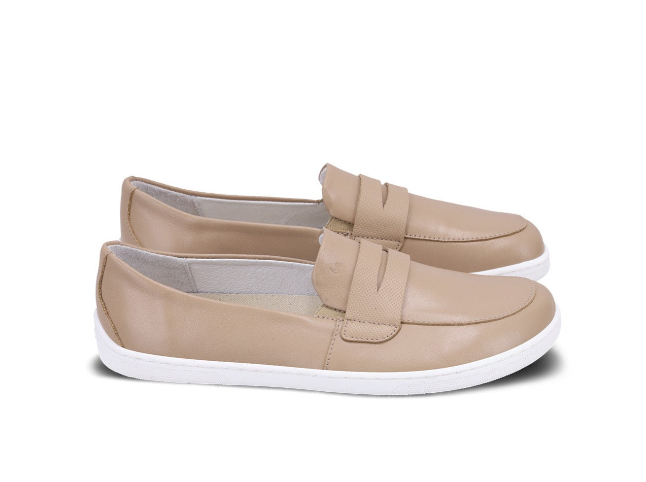 Barefoot Moccasins for Men & Women - Be Lenka Buena Latte Brown Comfortable Minimalist Shoes | Perfect for Yoga, Walking & Indoor Activities