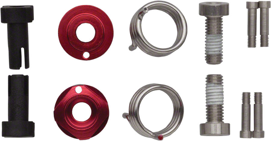 Avid Shorty Ultimate Disc Brake Arm Spring Service Parts Kit - Red Cover - Perfect for MTB, Road & Cyclocross Bikes