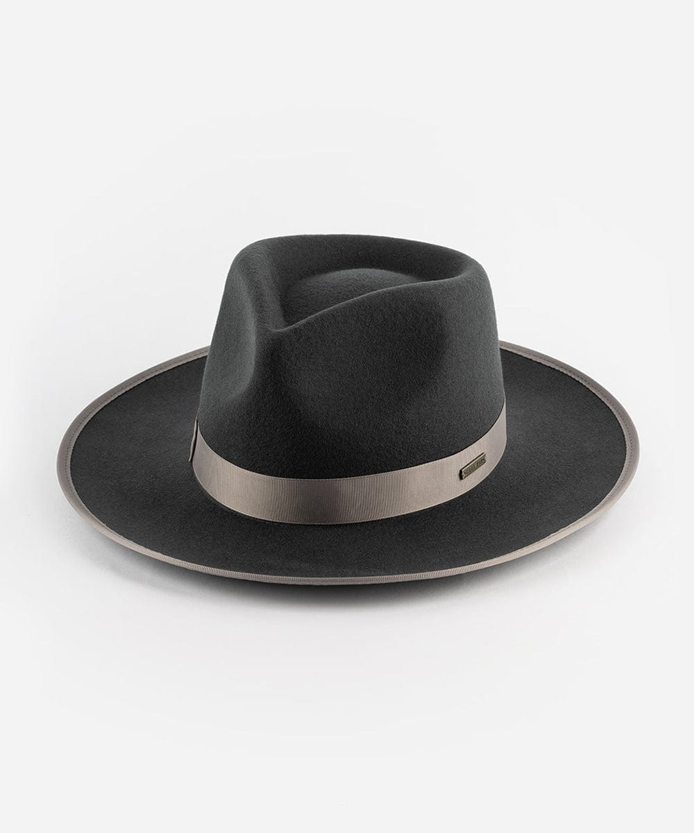 Monroe Rancher Fedora Hat for Men & Women - Western Style Cowboy Hat with Wide Brim - Perfect for Outdoor, Rodeo, and Country Music Events