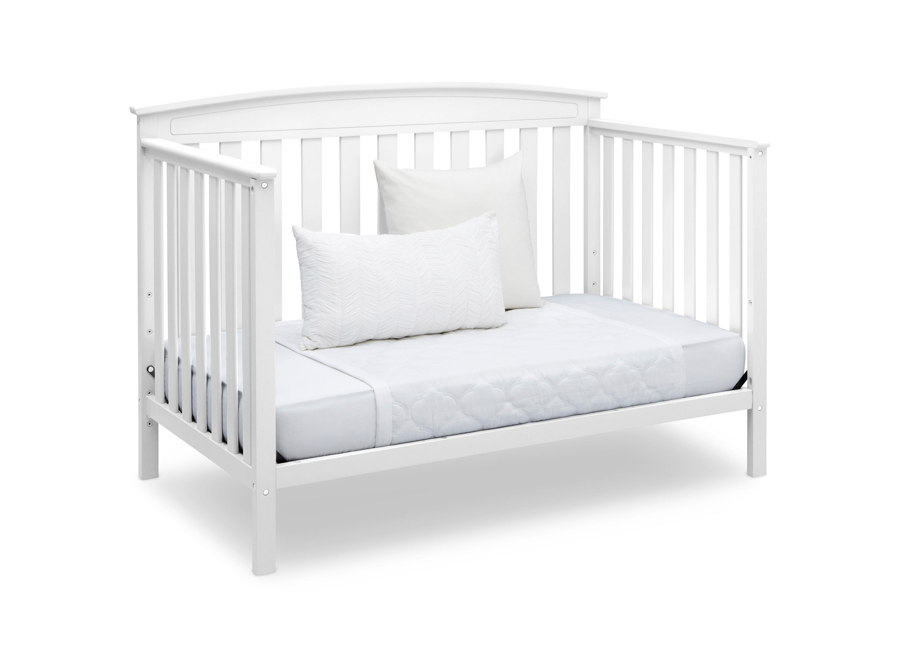 Gateway 4-in-1 Convertible Baby Crib - Toddler Bed, Daybed & Full-Size Bed - Safe Nursery Furniture for Newborn to Teen - Perfect for Bedrooms, Daycare & Guest Rooms