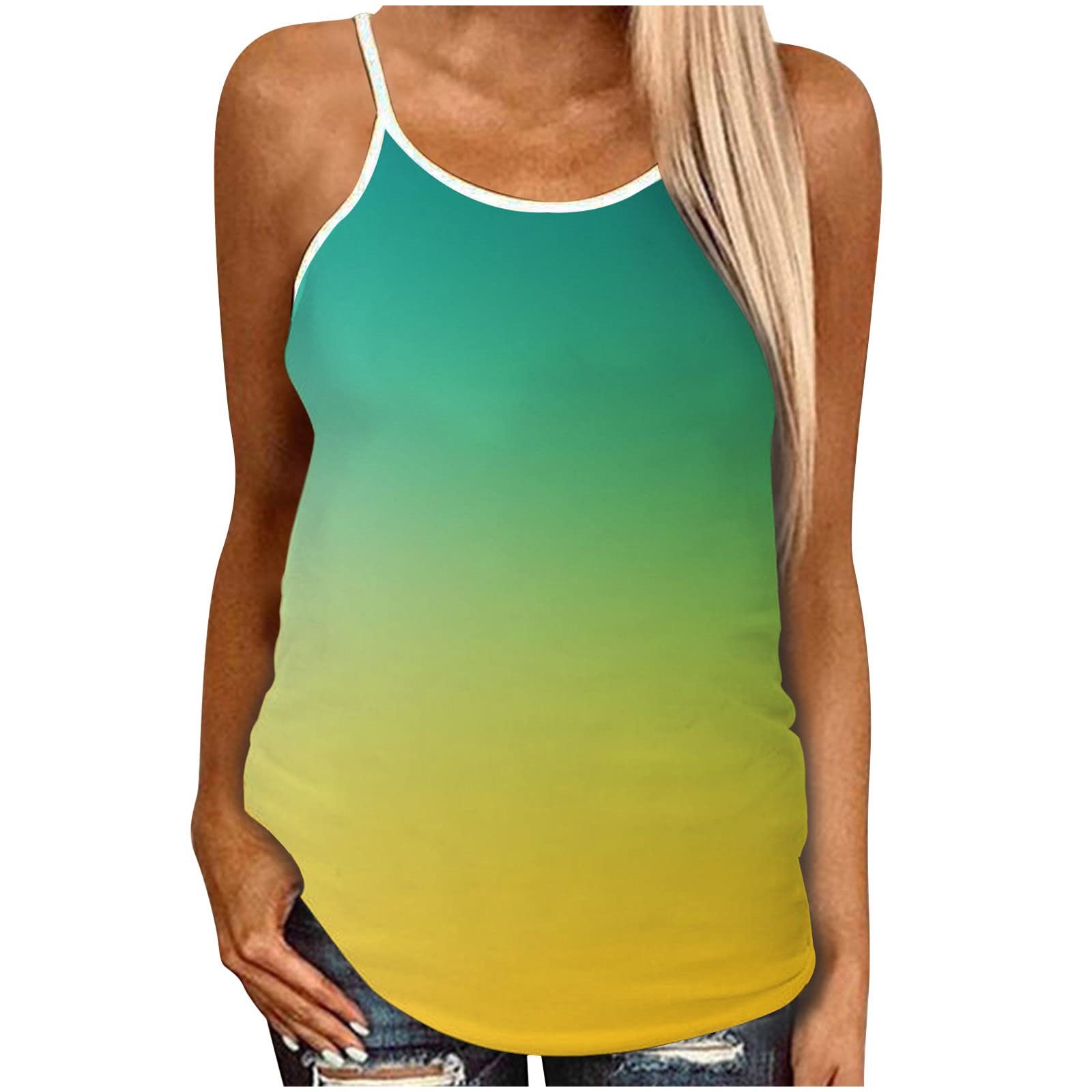 Women's Summer Halter Tops - Sexy Open Back Hollow Out Camisole, Loose Casual Backless Tank Top for Beach, Party & Vacation | Breathable & Stylish
