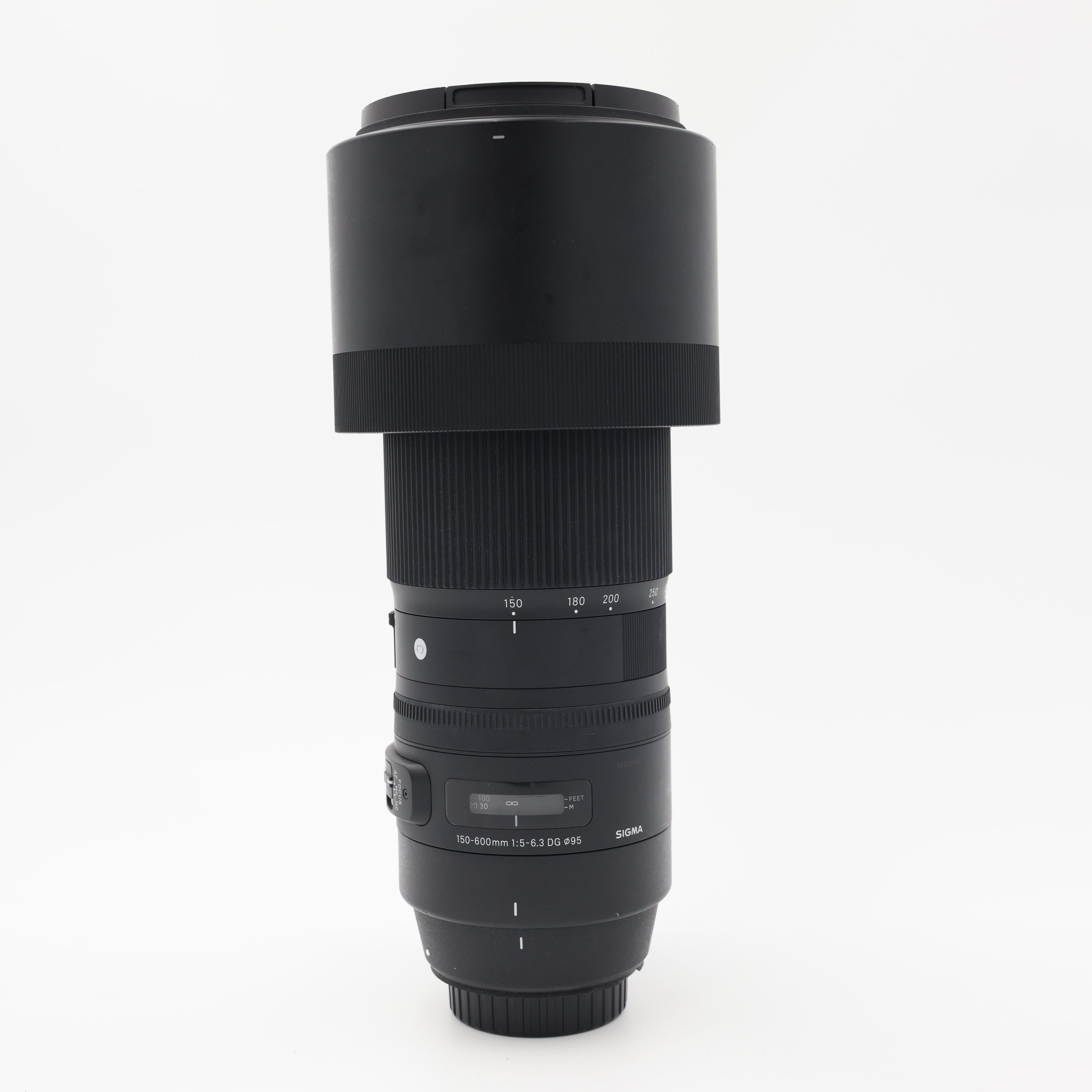 Used Sigma 150-600mm f/5-6.3 DG OS HSM Contemporary Lens for Canon EF - Wildlife & Sports Photography, Bird Watching, Long-Distance Shooting
