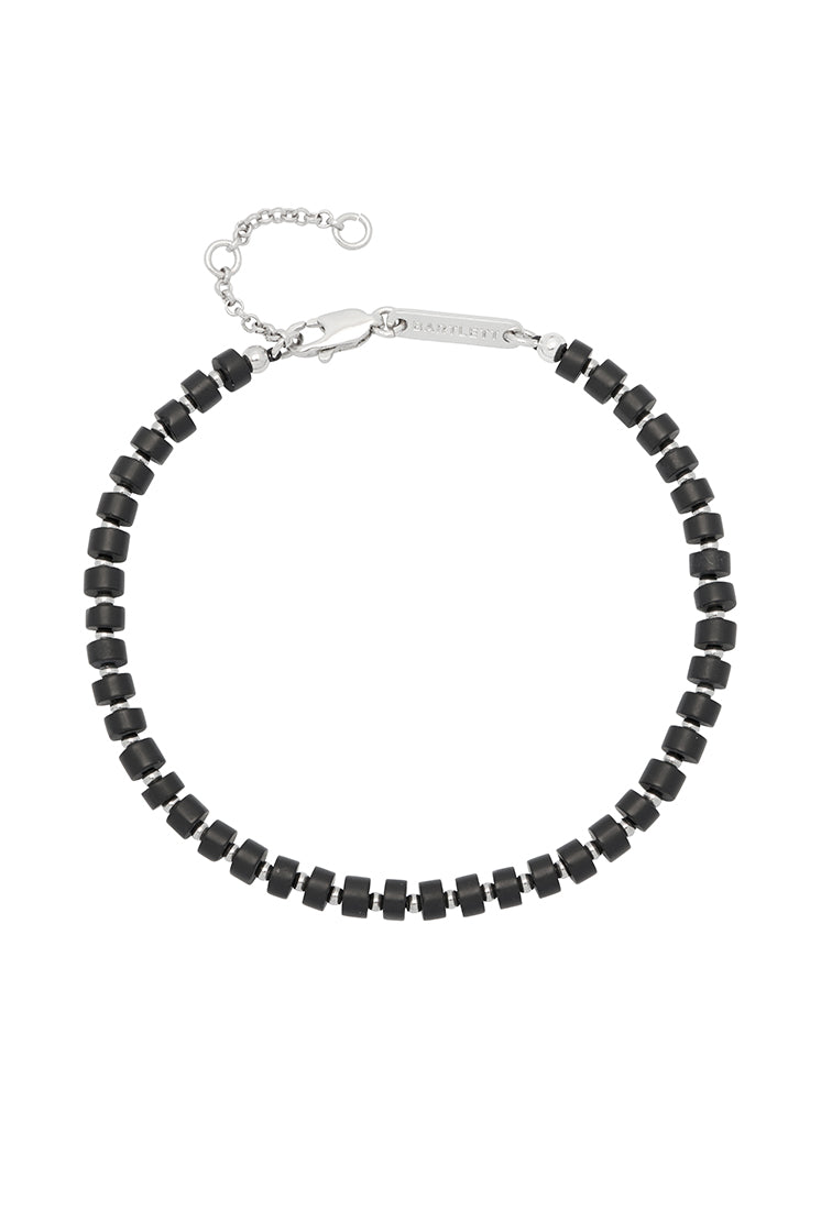Men's Gemstone Rondelle Bracelet - Natural Stone Beaded Bracelet for Men - Perfect for Gifts, Meditation & Spiritual Healing