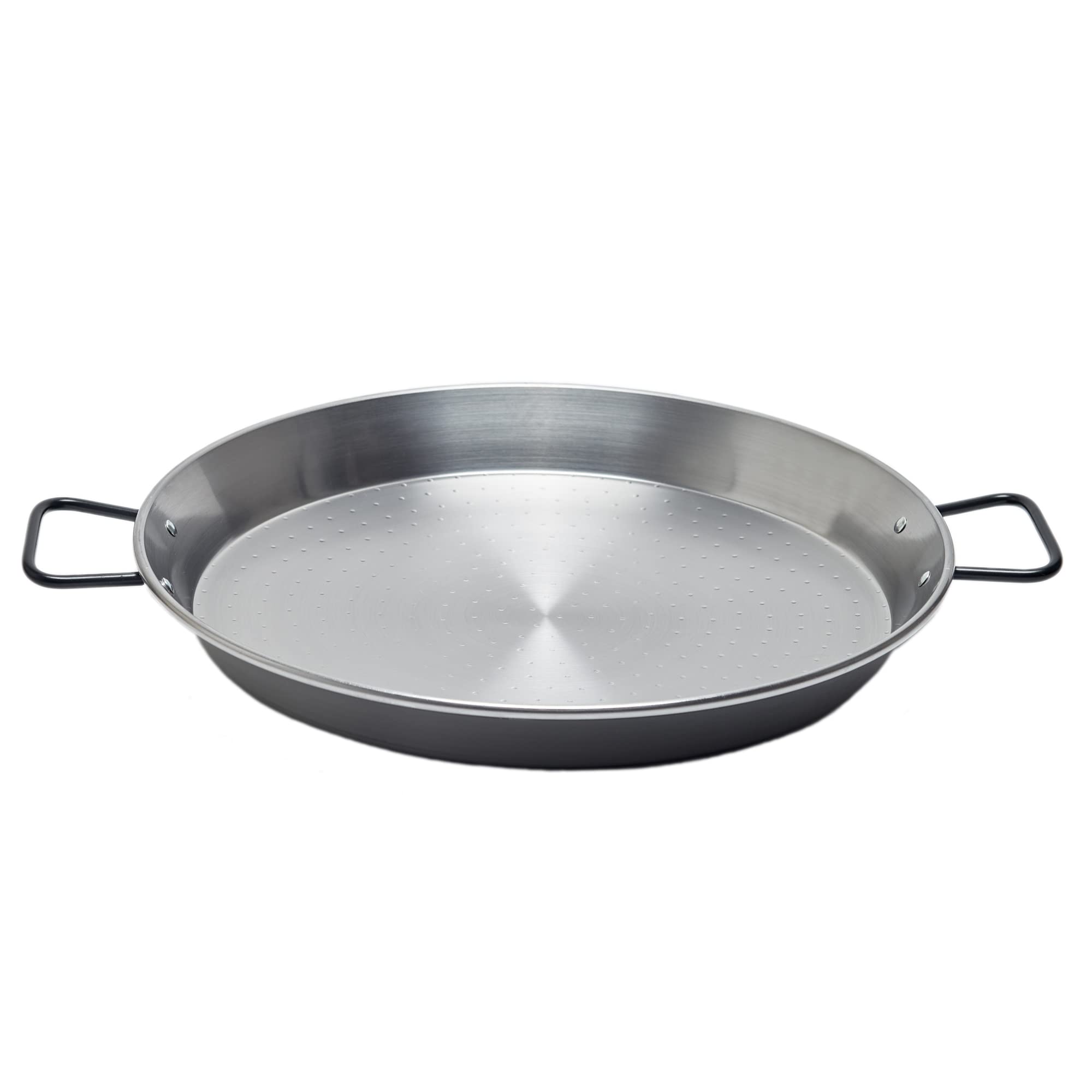 Garcima 20-Inch Professional Restaurant Grade Paella Pan - 50cm Carbon Steel Spanish Cooking Pan for Authentic Paella, Seafood & Rice Dishes - Perfect for Outdoor Cooking, Parties & Family Gatherings