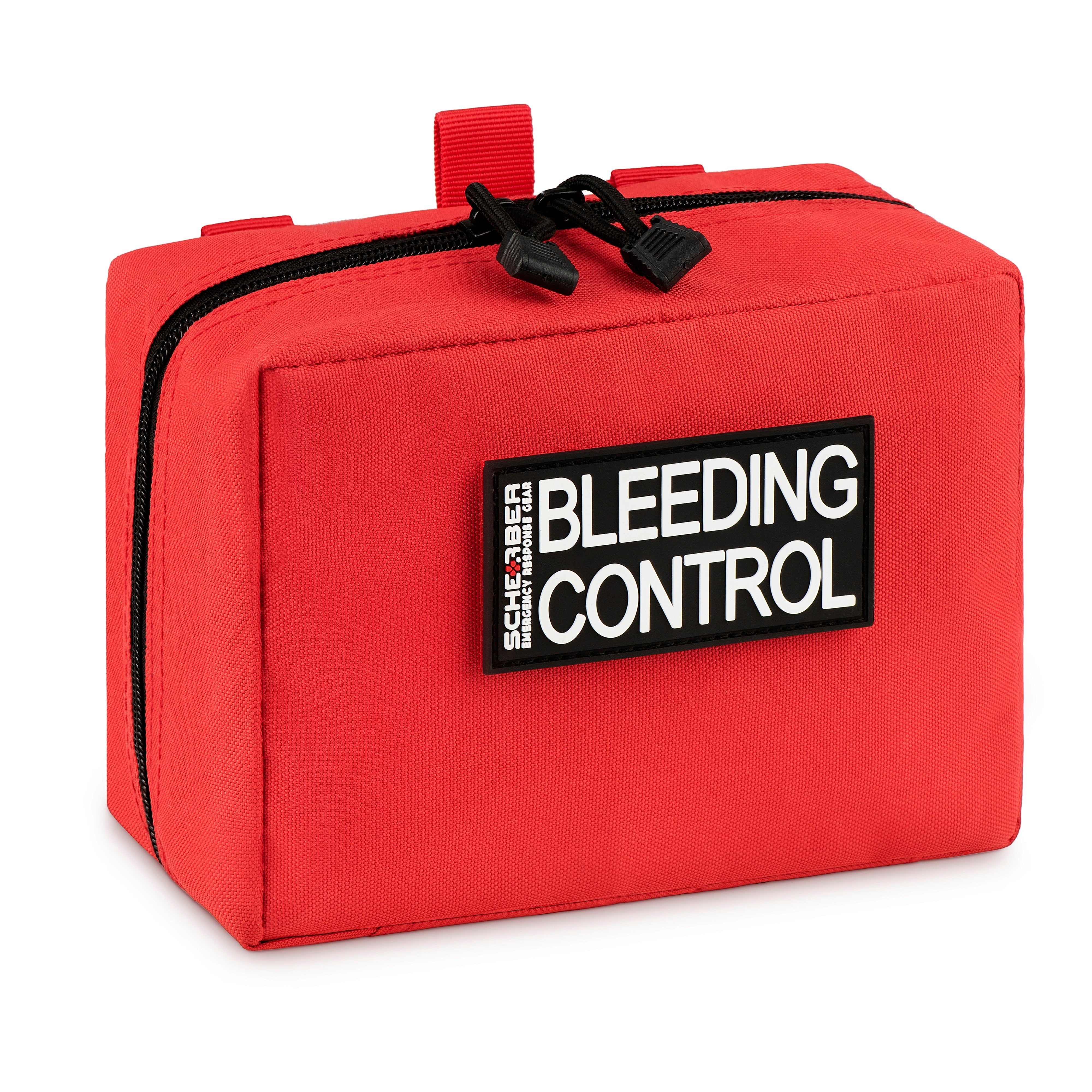 Scherber Public Access Bleeding Control Kit | Trauma First Aid Kit for Emergency Situations | Stop the Bleed Equipment | Perfect for Schools, Offices & Public Spaces
