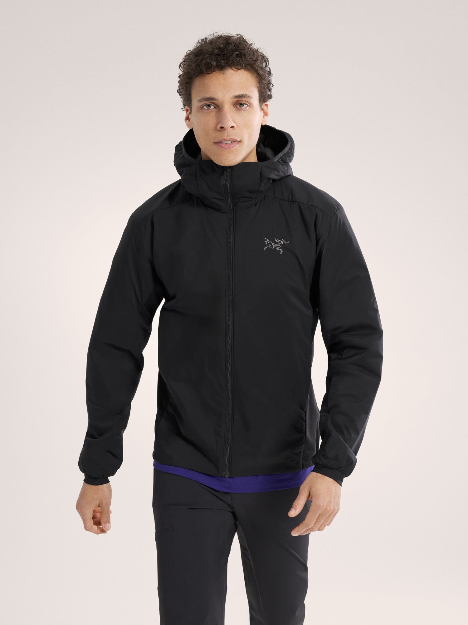 Atom Hoody Men's Lightweight Water-Resistant Hooded Jacket - Perfect for Outdoor Activities, Hiking & Casual Wear