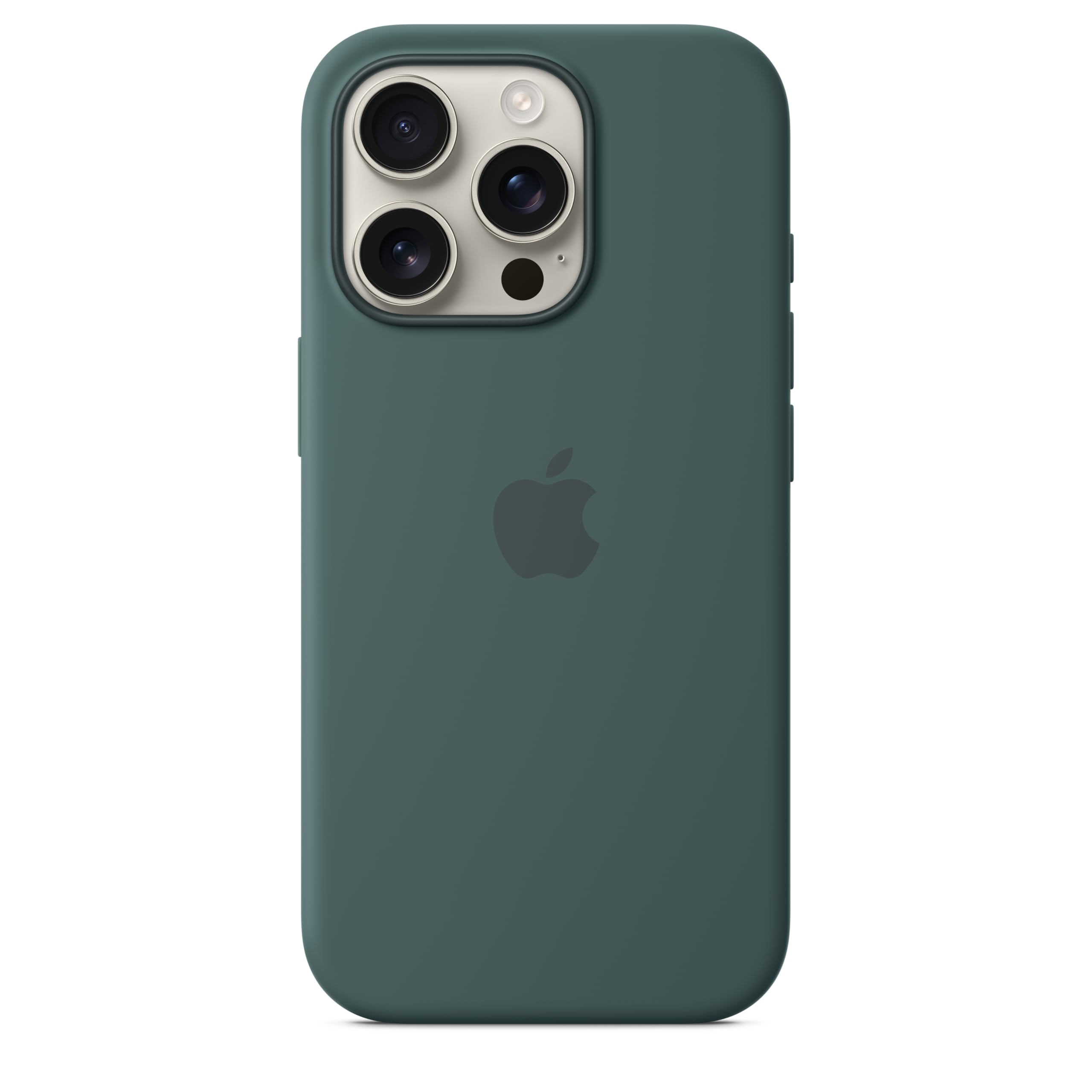 Apple iPhone 16 Pro Silicone Case with MagSafe - Premium Protective Cover, Shockproof & Scratch Resistant, Perfect Fit for Wireless Charging (Lake Green) - Ideal for Daily Use, Travel & Outdoor Activities