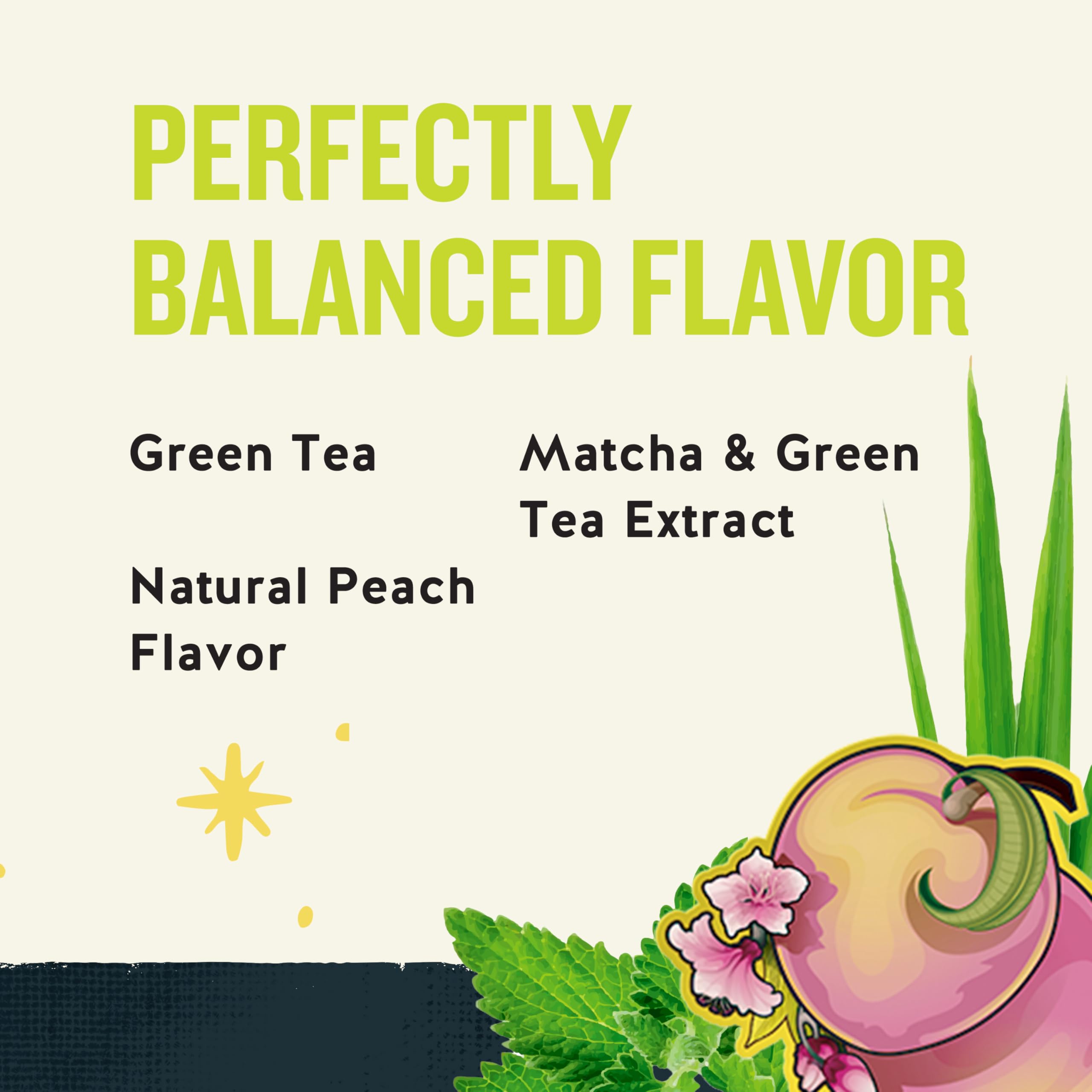 Celestial Seasonings Caffeinated Green Tea Energy Boost - 12 Tea Bags (Pack of 6) | Antioxidant Rich Morning Drink for Workout & Office Focus