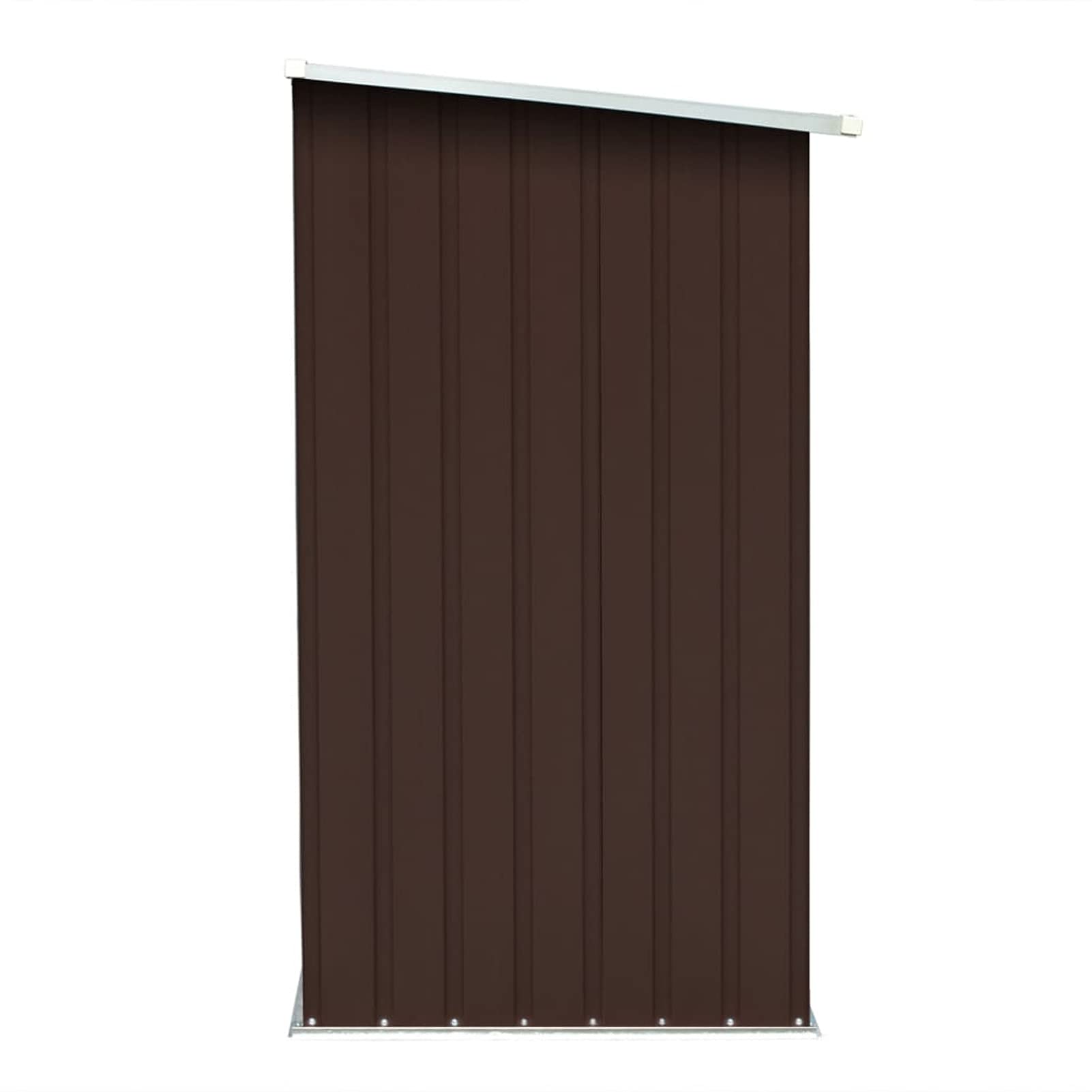 Mogou Galvanized Steel Garden Storage Shed 64.2