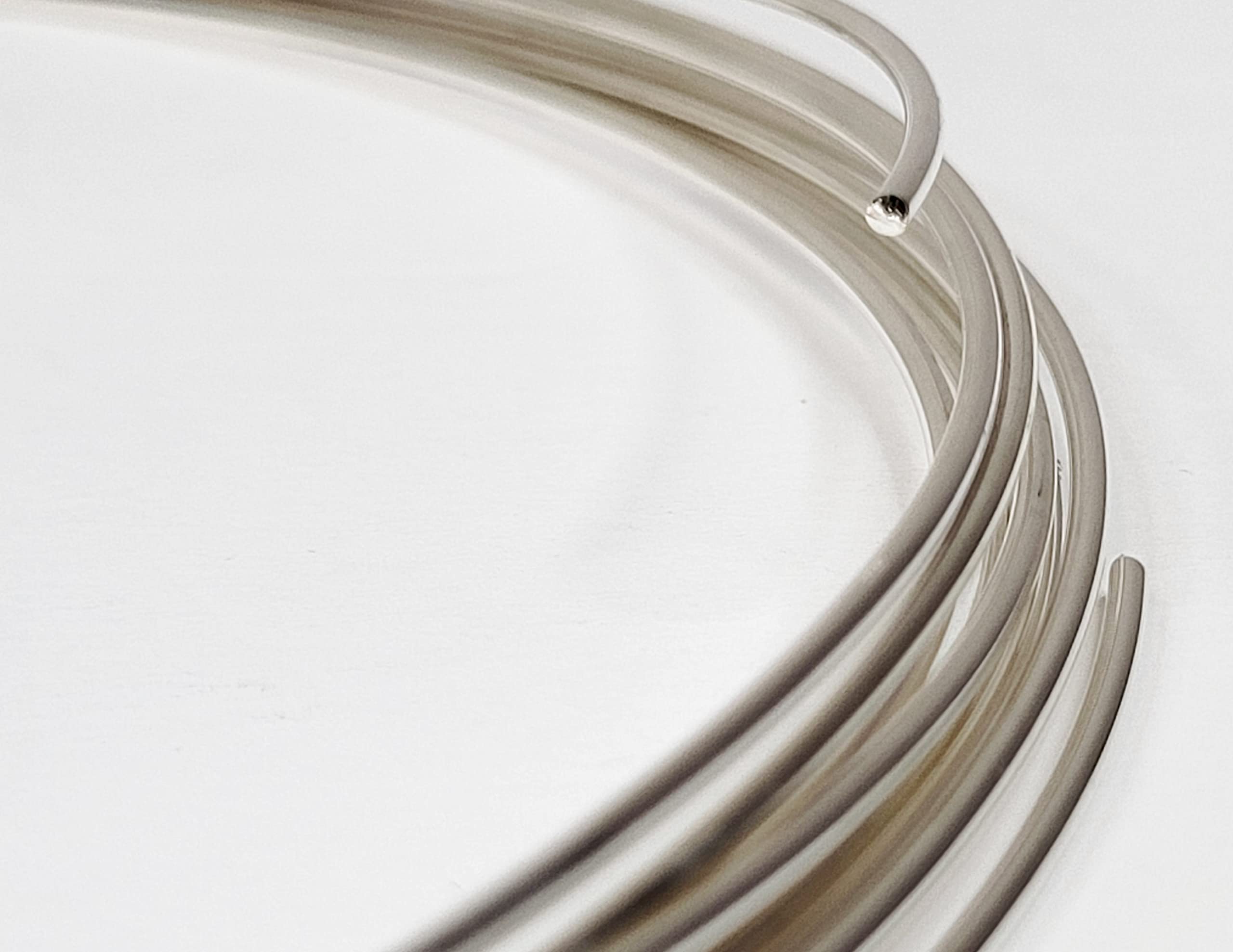 14 Gauge Round Dead Soft 925 Sterling Silver Wire - 5 Feet Jewelry Making Supplies for DIY Bracelets, Necklaces & Crafting Projects - Premium Artisan Quality by WIZART