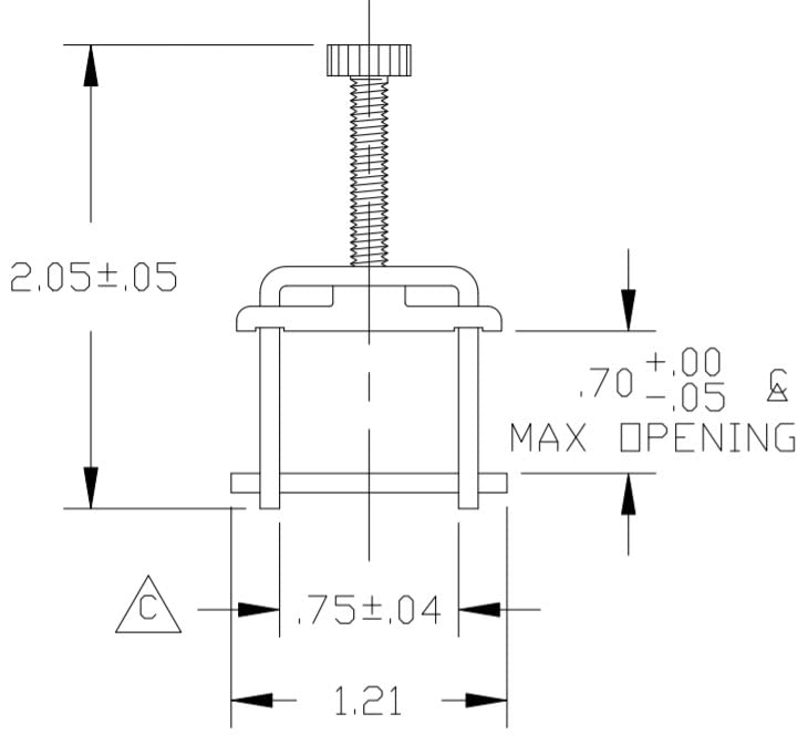 Little Giant C-2-PW 1/2-inch Tubing Restrictor Clamp - Nickel Plated for Secure Pipe Connections - Ideal for Plumbing, HVAC, and Water Filtration Systems (Model 566289)