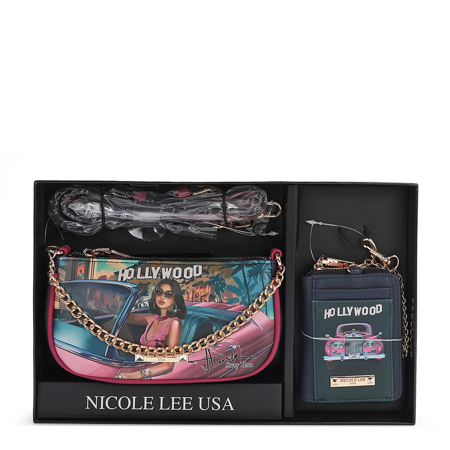 2 Piece Gift Set - Crossbody Bag & Matching Wallet for Women | Perfect for Travel, Shopping, and Everyday Use