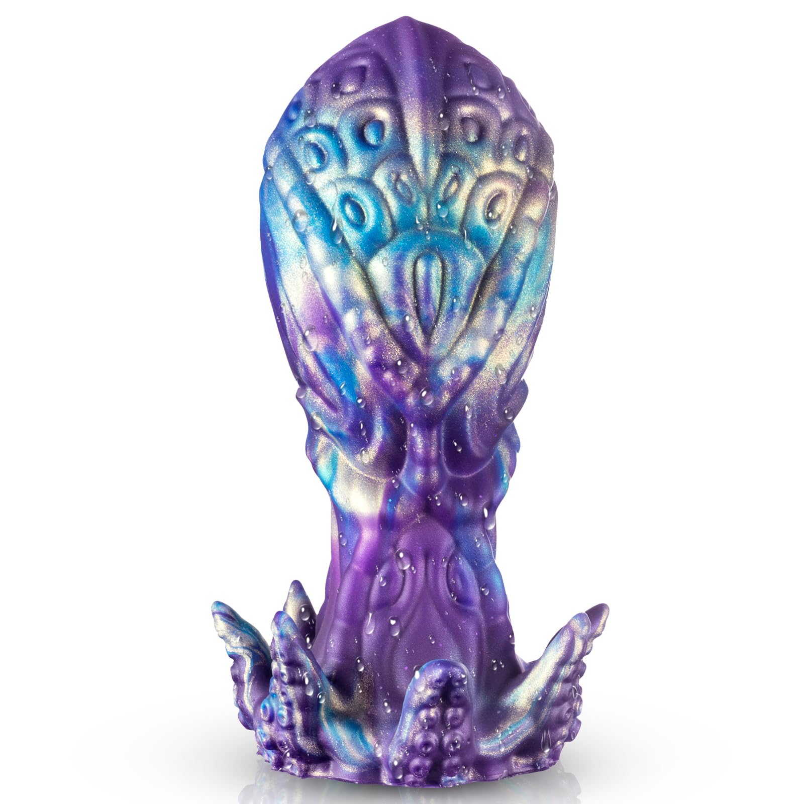 5.11 Inch Octopus Tentacle Silicone Anal Plug - Fantasy Adult Sex Toy for Men & Women, Beginner Friendly Small Size Anal Dilatation & Training Stimulation - Perfect for Solo Play, Couples Exploration & BDSM Scenes