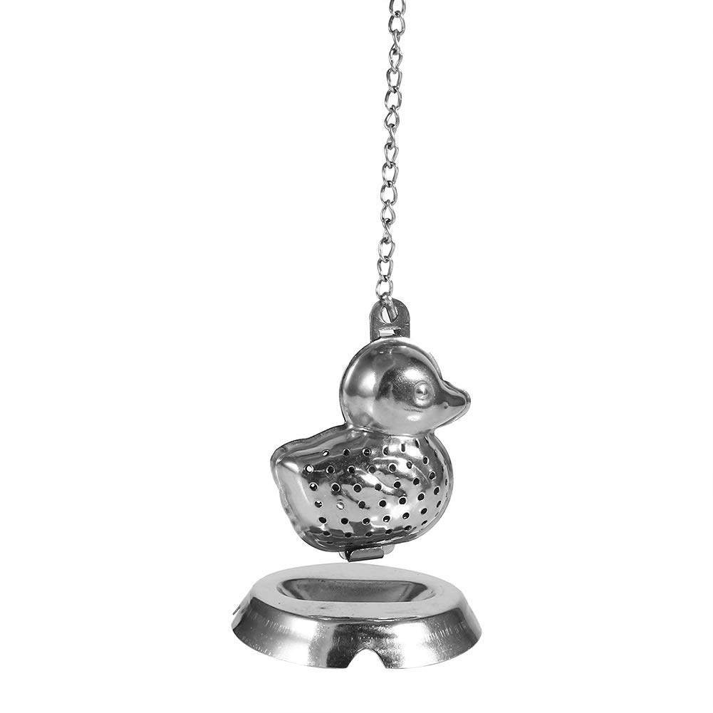 Premium Stainless Steel Duck-Shaped Loose Tea Infuser - Durable Mini Tea Strainer for Tea Lovers - Perfect for Home, Office, Kitchen & Tea House Brewing
