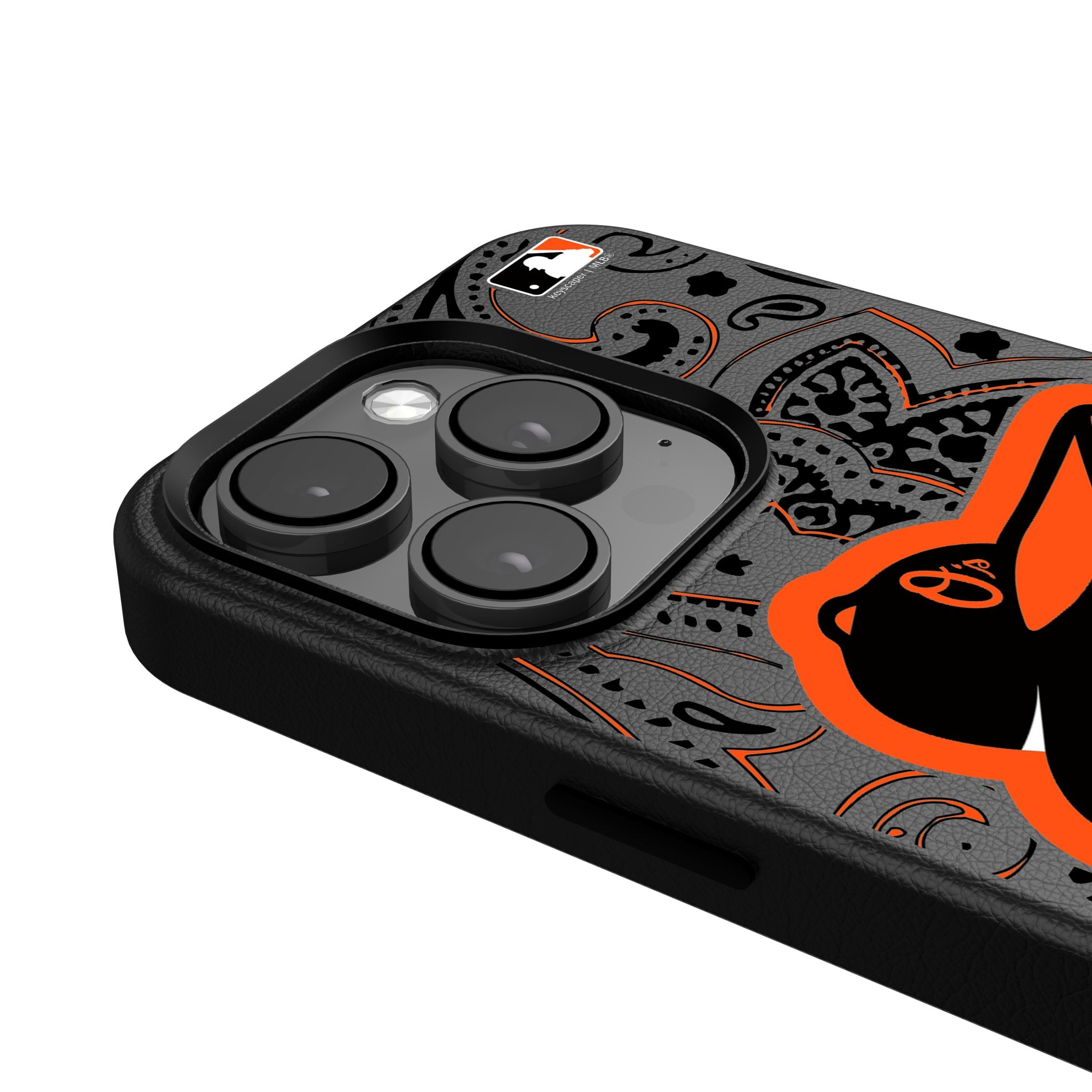 Baltimore Orioles Paisley MagSafe Compatible Phone Case for iPhone 14/13/12 Pro Max - Stylish Protective Cover for Baseball Fans, Perfect for Games & Daily Use