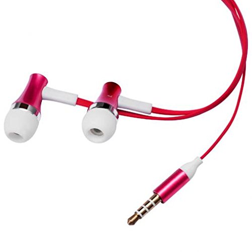 Premium Wired Earphones with Hi-Fi Sound & Built-in Mic - Metal In-Ear Headphones for Kyocera DuraXV Extreme - Perfect for Workouts, Commuting & Hands-Free Calls