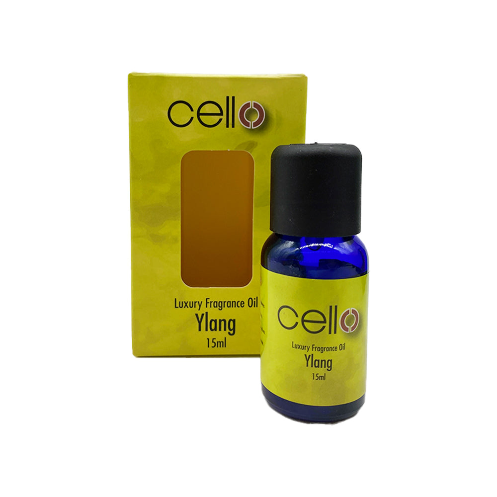 Premium Cello Fragrance Oil - 100% Pure Ylang Ylang Essential Oil for Aromatherapy, Diffusers & DIY Candles | Relaxing Floral Scent for Home Spa, Massage & Meditation
