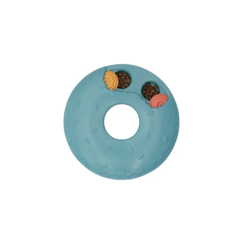 ZippyPaws SmartyPaws Puzzler Donut Slider Dog Toy - Interactive Treat Puzzle for Small & Medium Dogs - Fun Mental Stimulation Game for Pets - Perfect for Indoor Play & Training (ZP1423)