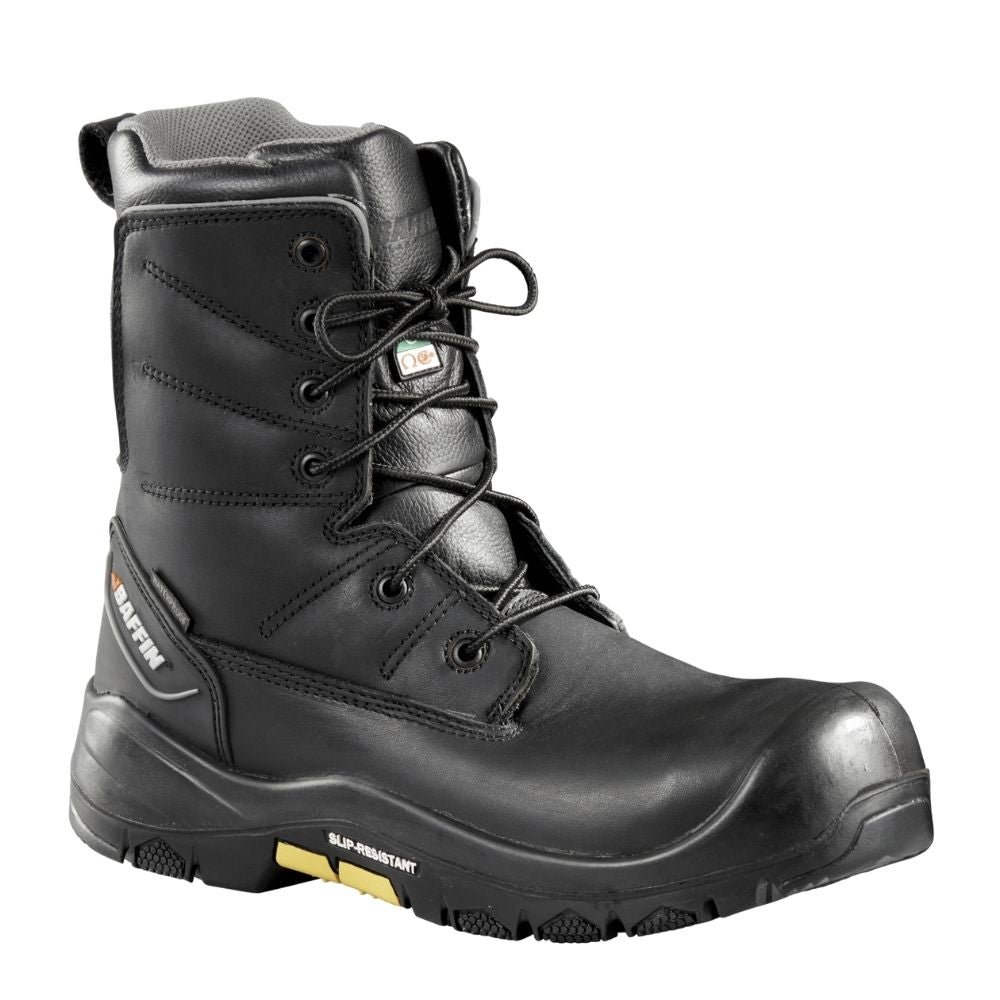 Baffin Thor Men's 8 Waterproof Steel Toe Work Boots - Heavy Duty Safety Shoes for Construction, Oil Rig & Outdoor Work - Slip Resistant & Insulated Winter Boots for Cold Weather