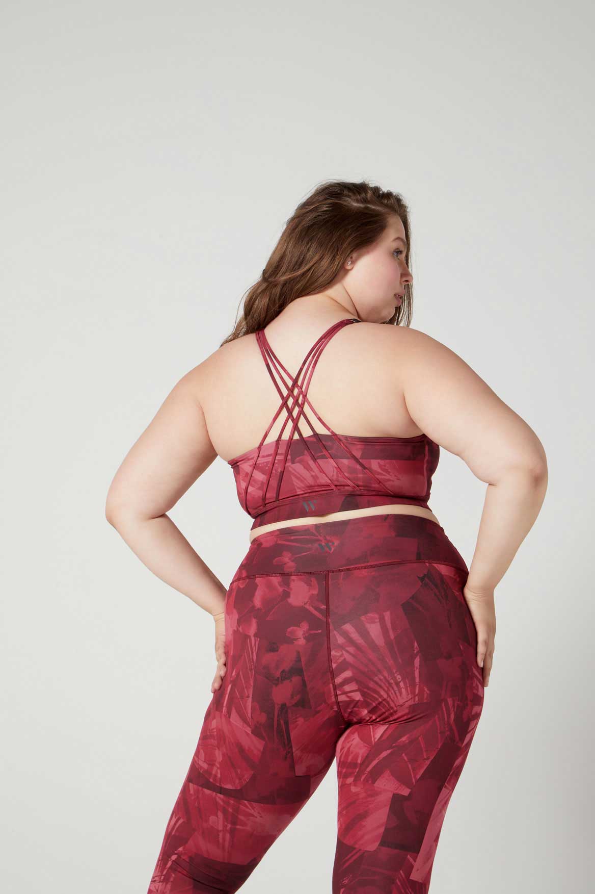 Monique Strappy Bra in Magenta Fern - Comfortable & Stylish Lingerie for Everyday Wear & Special Occasions