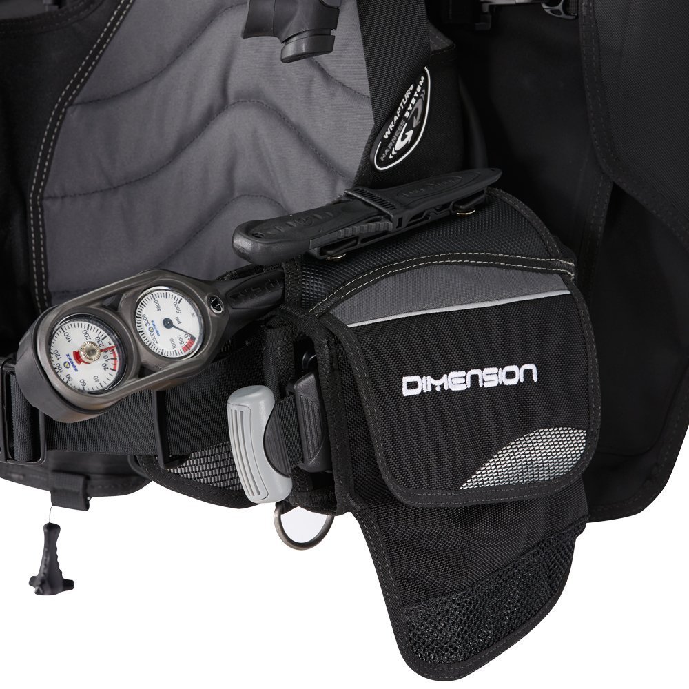Aqua Lung Dimension Back Inflation BCD - Scuba Diving Buoyancy Control Device for Professional & Recreational Divers | Perfect for Underwater Exploration & Marine Adventures