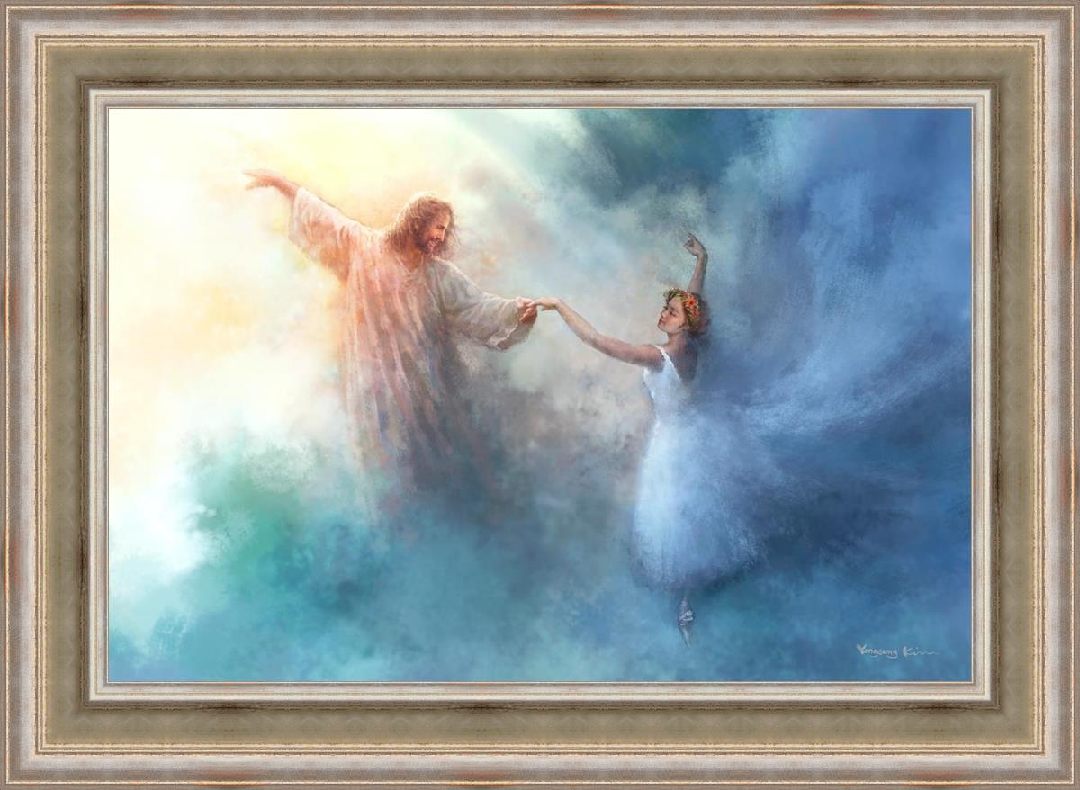 A Pas De Deux By Yongsung Kim - Ballet Dance Art Print - Elegant Wall Decor for Home, Office & Dance Studios