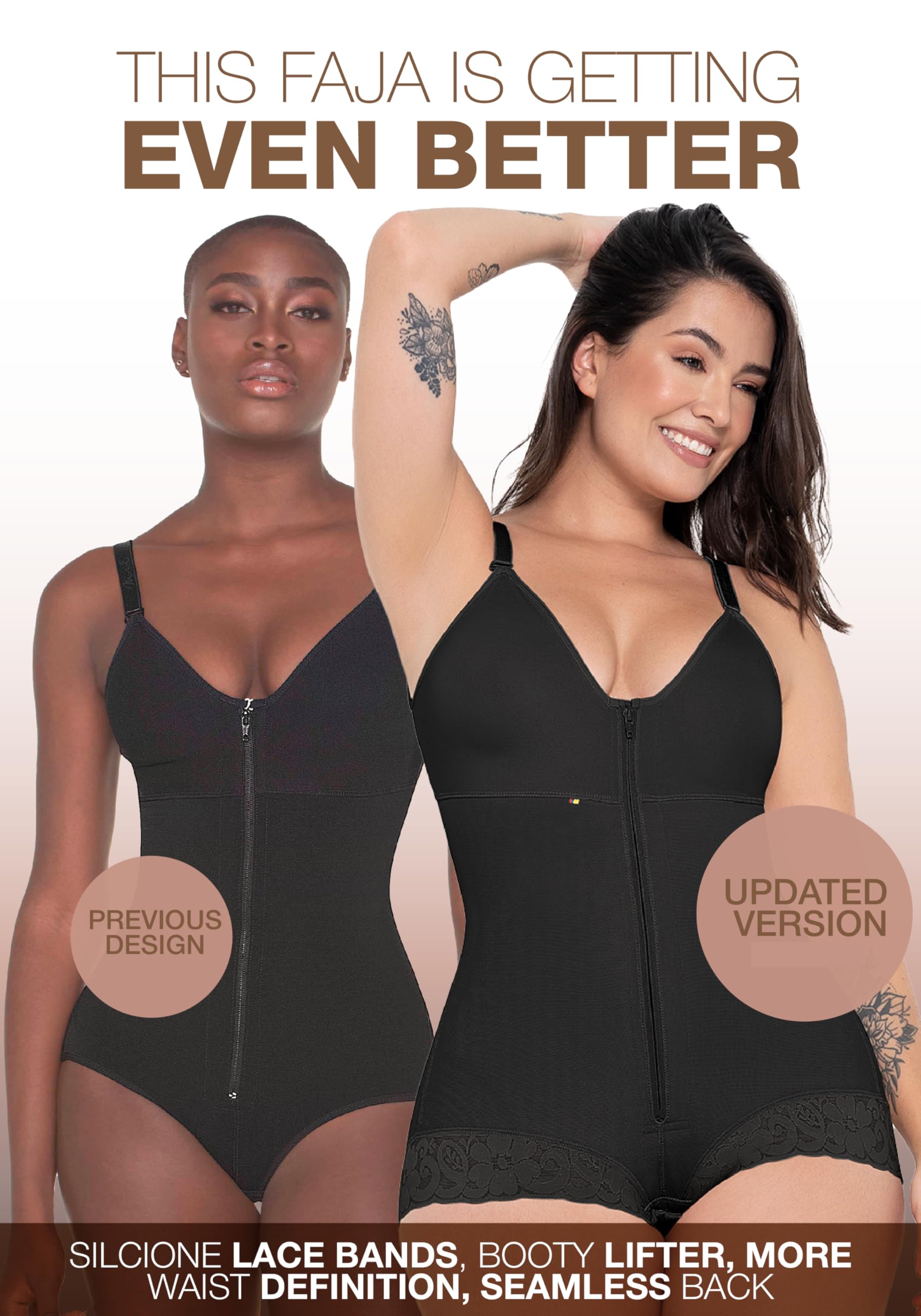 MARIAE FU122 Postpartum C-Section Shapewear - Colombian Fajas for Tummy Control & Body Shaping - Perfect for Postpartum Recovery, Maternity & Everyday Wear