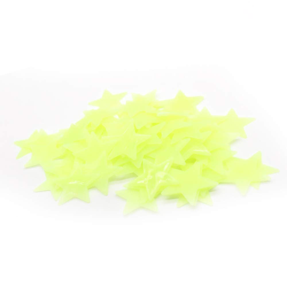 Glow in The Dark Snowflake Wall Stickers - 20PC Fluorescent Decals for Kids Bedroom, Nursery & Home Decor - Perfect for Night Lights, Themed Parties & DIY Room Design