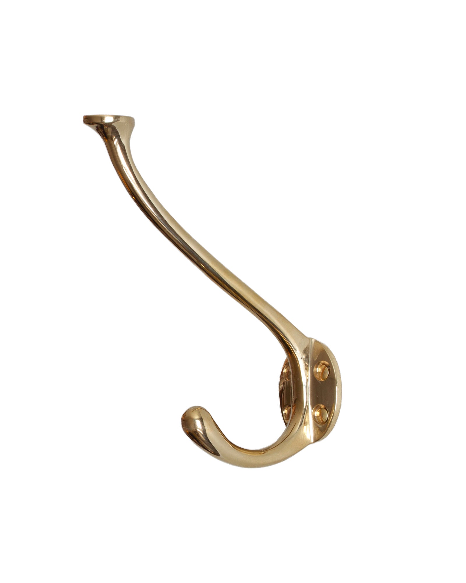 Hattkrok Brass Coat Hook - Durable & Stylish Wall Hanger for Hats, Coats & Bags - Perfect for Entryway, Bedroom & Bathroom Organization