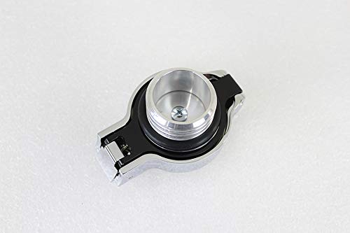 Chrome Flip Up Vented Gas Cap for Harley Davidson Motorcycles 1996 to Present - Easy Fuel Access & Durable Design for Touring, Cruising & Custom Builds