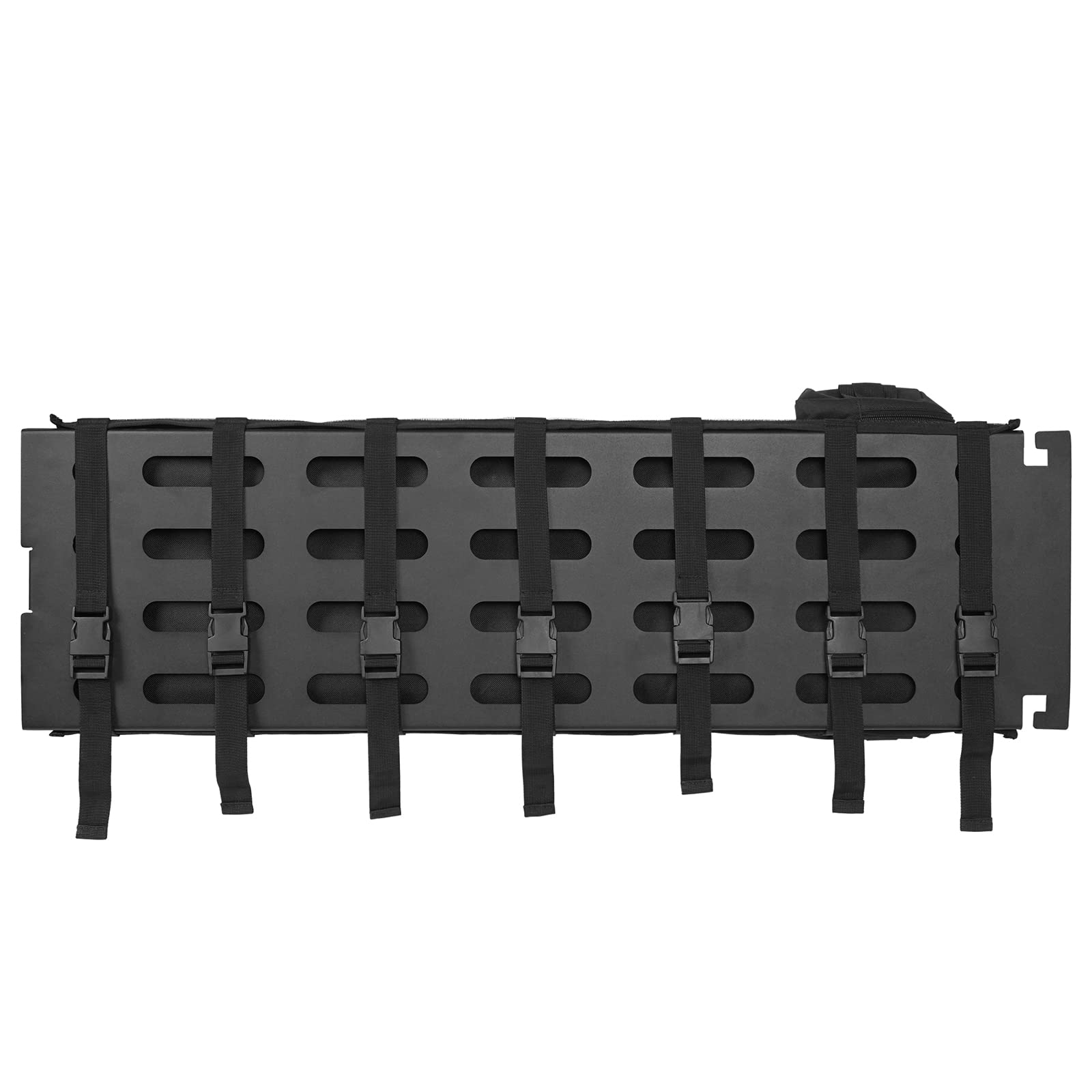 u-Box Jeep Wrangler TJ (1997-2002) Front Overhead Molle Panel Storage Bracket with Molle Pouches - Heavy Duty Organizer for Off-Road Gear, Tools & Accessories - Perfect for Camping, Overlanding & Adventure Trips