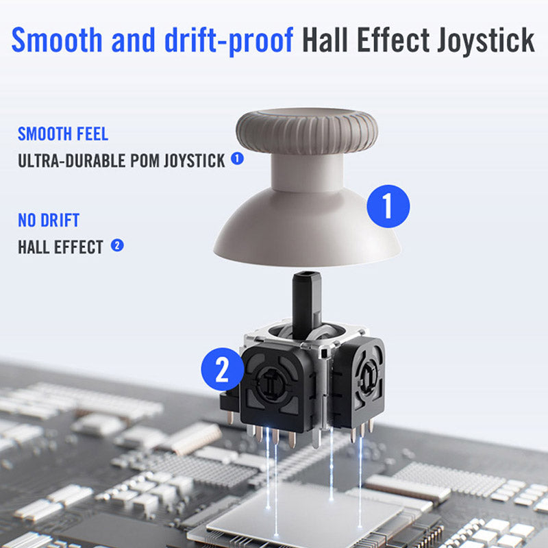 Flydigi Dune Fox Wireless Tri-Mode Gaming Controller with Hall Effect Joystick & Trigger for PC, PS5, Switch - Perfect for Competitive Gaming & Long Play Sessions