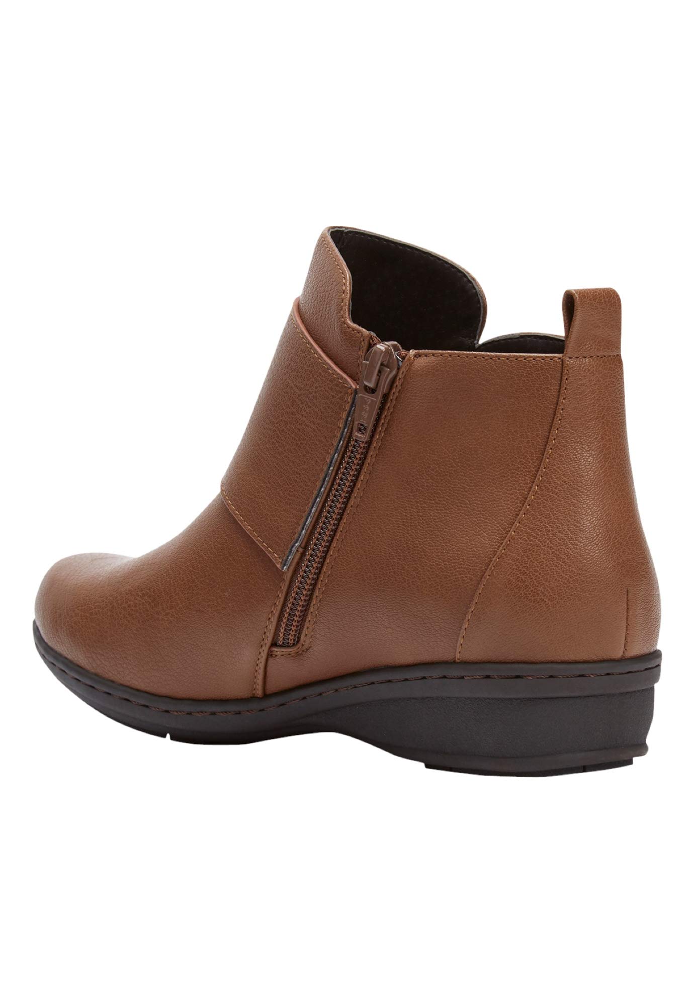 Comfortview Women's Wide Width The Amberly Shootie - Comfortable Slip-On Shoes for Work, Travel & Casual Wear