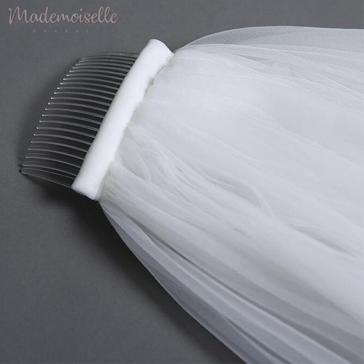 Dejianna Veil - Elegant Wedding Veil for Brides | Perfect for Church Ceremonies, Photo Shoots & Special Occasions