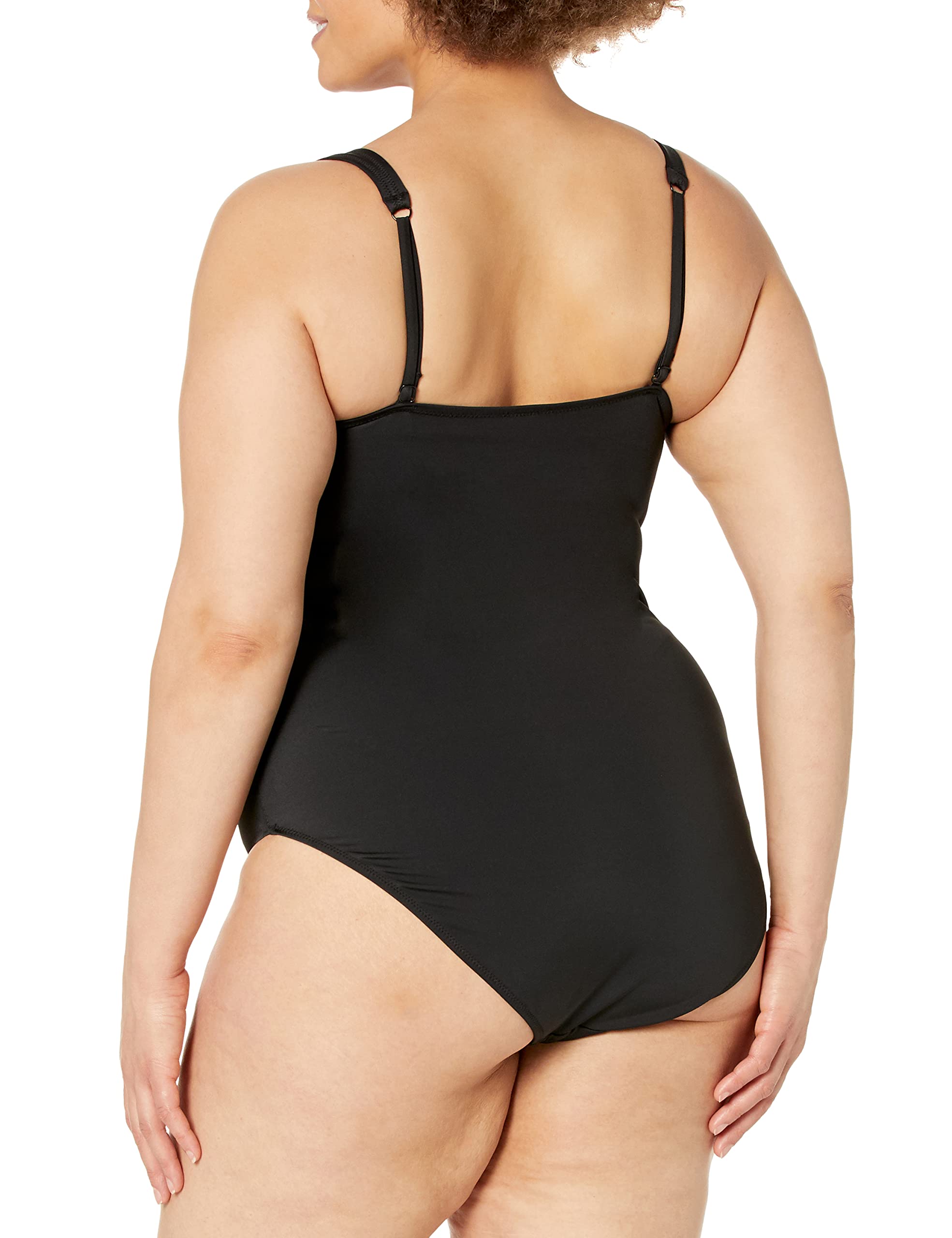 Amazon Essentials Women's Maternity V-Neck Swimsuit - Comfortable One Piece Bathing Suit for Pregnancy, Stretchy Swimwear for Expecting Moms - Perfect for Pool, Beach & Summer Vacations