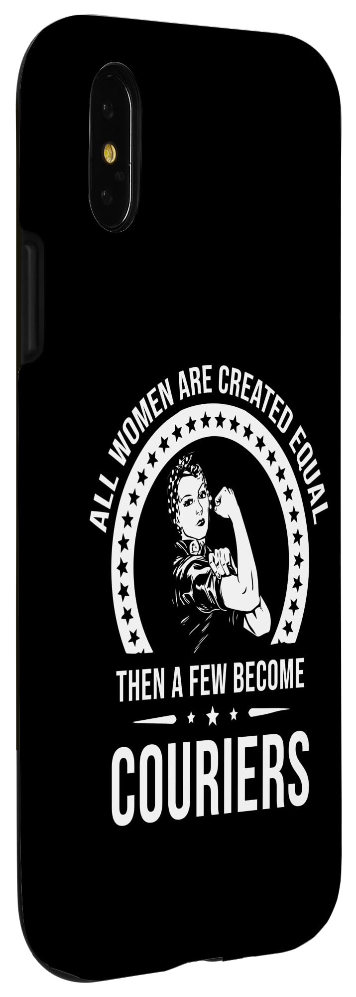 iPhone X/XS Women's Courier Shirts - Fashionable Phone Case with Premium Protection | Perfect for Daily Commute, Office Work & Outdoor Activities