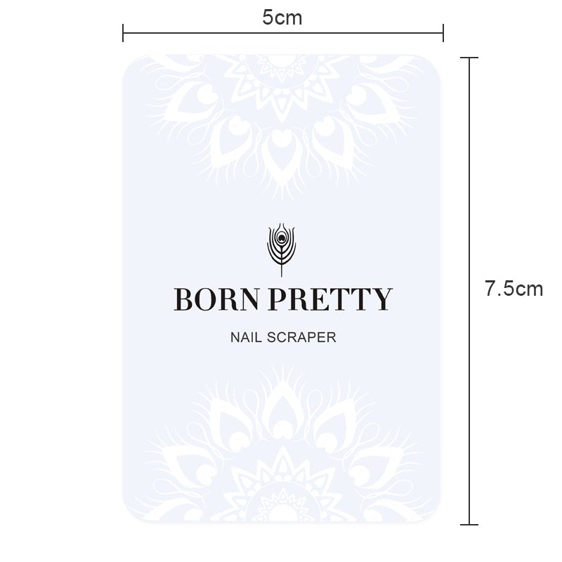 Born Pretty Stamper & Scraper Set - Nail Art Tools for DIY Manicure - Perfect for Home Salon, Professional Nail Design, and Gift Giving