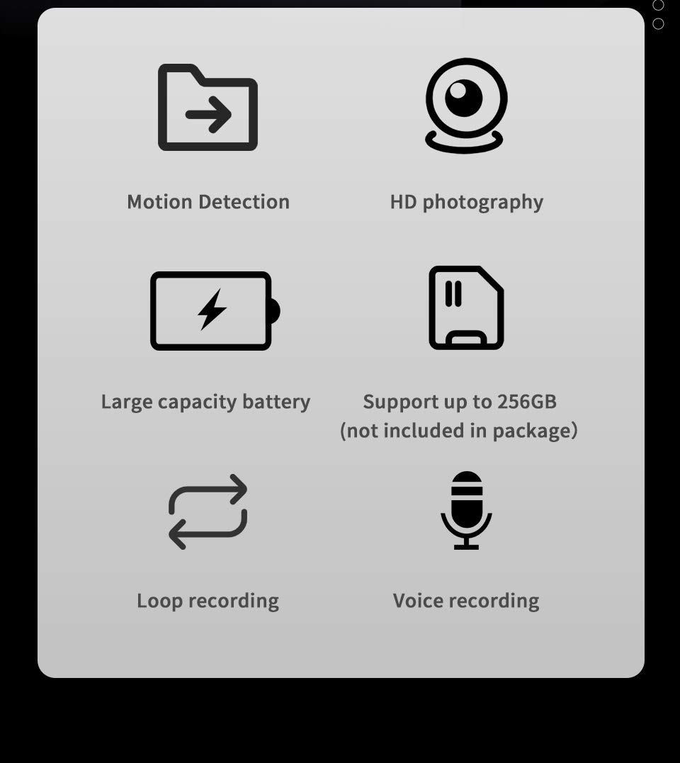 Zetta Z86 Mini WiFi Hidden Spy Camera - Wireless Small Nanny Cam with 1080P HD, Motion Detection - Perfect for Home Security, Baby Monitoring & Indoor Surveillance